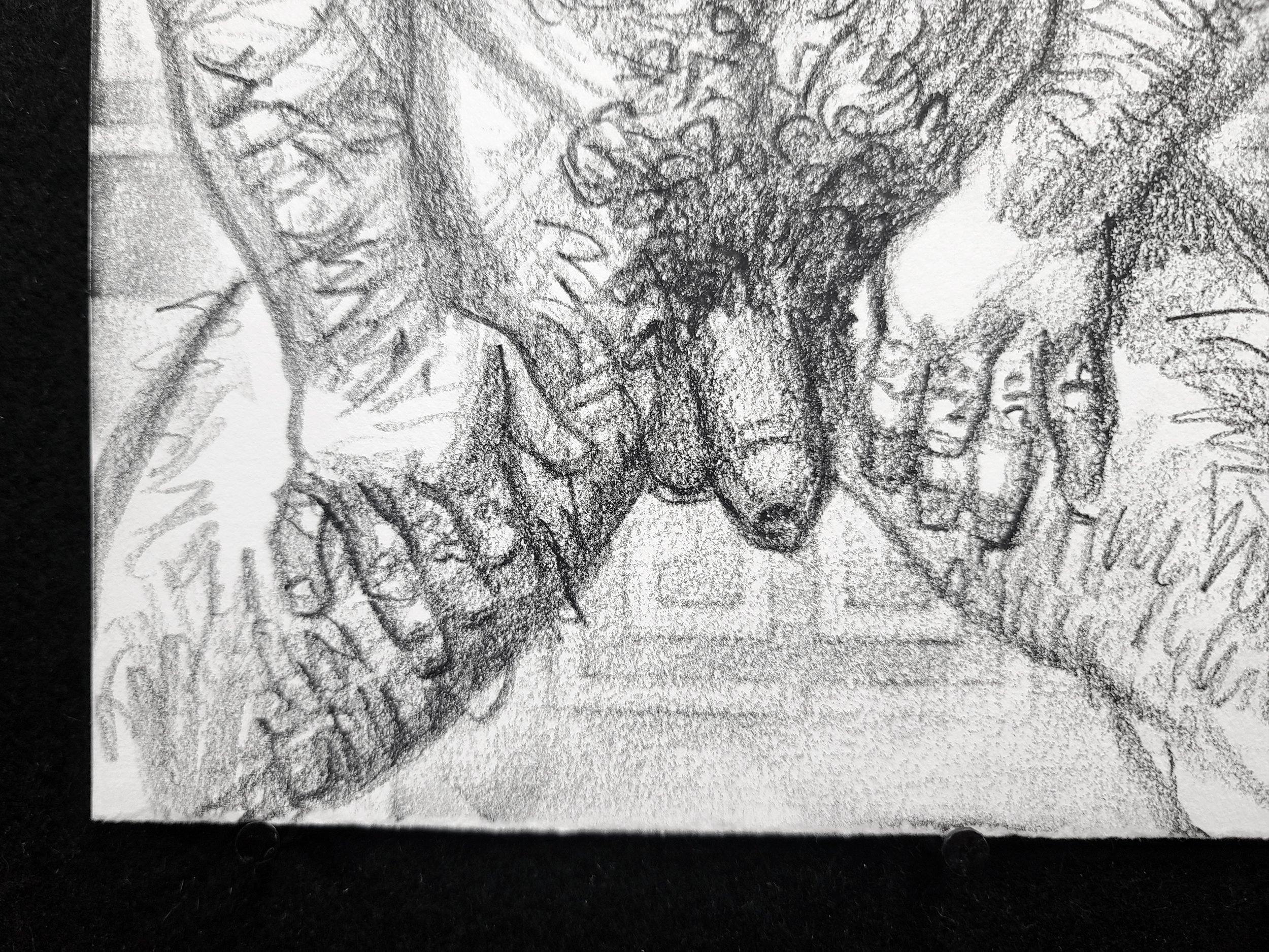 Greek Key, 11x14 inches, crayon on Rives BFK by Kenney Mencher (6).jpg