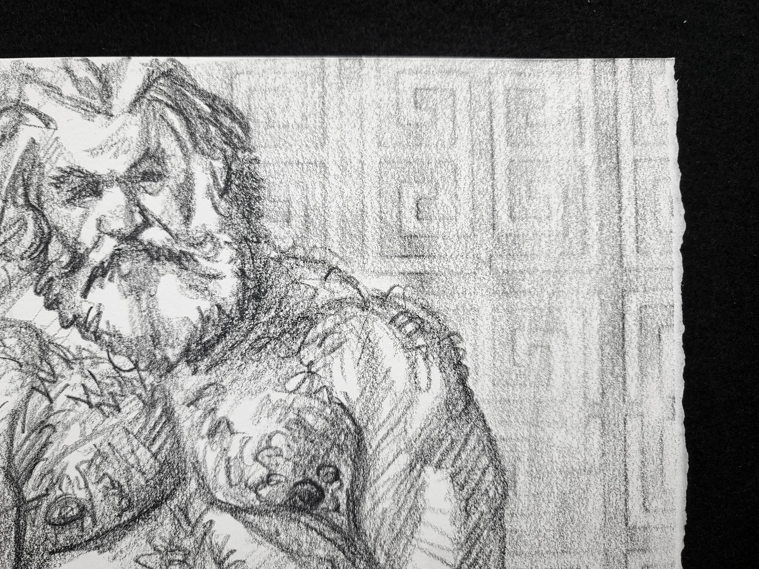Greek Key, 11x14 inches, crayon on Rives BFK by Kenney Mencher (4).jpg
