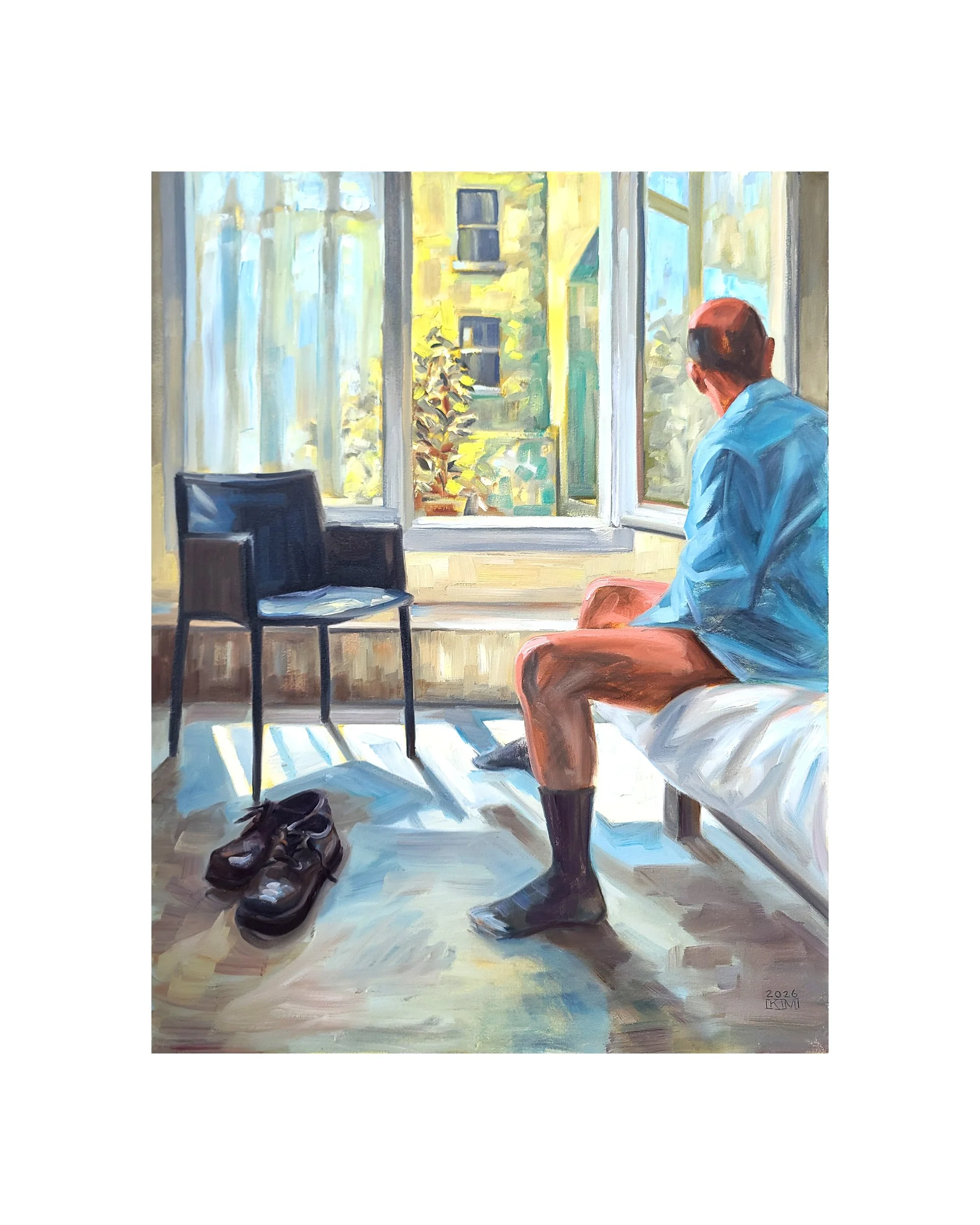 Monday 9-15 AM (Padua), 40x30 inches, oil on canvas, by Kenney Mencher Square.jpg