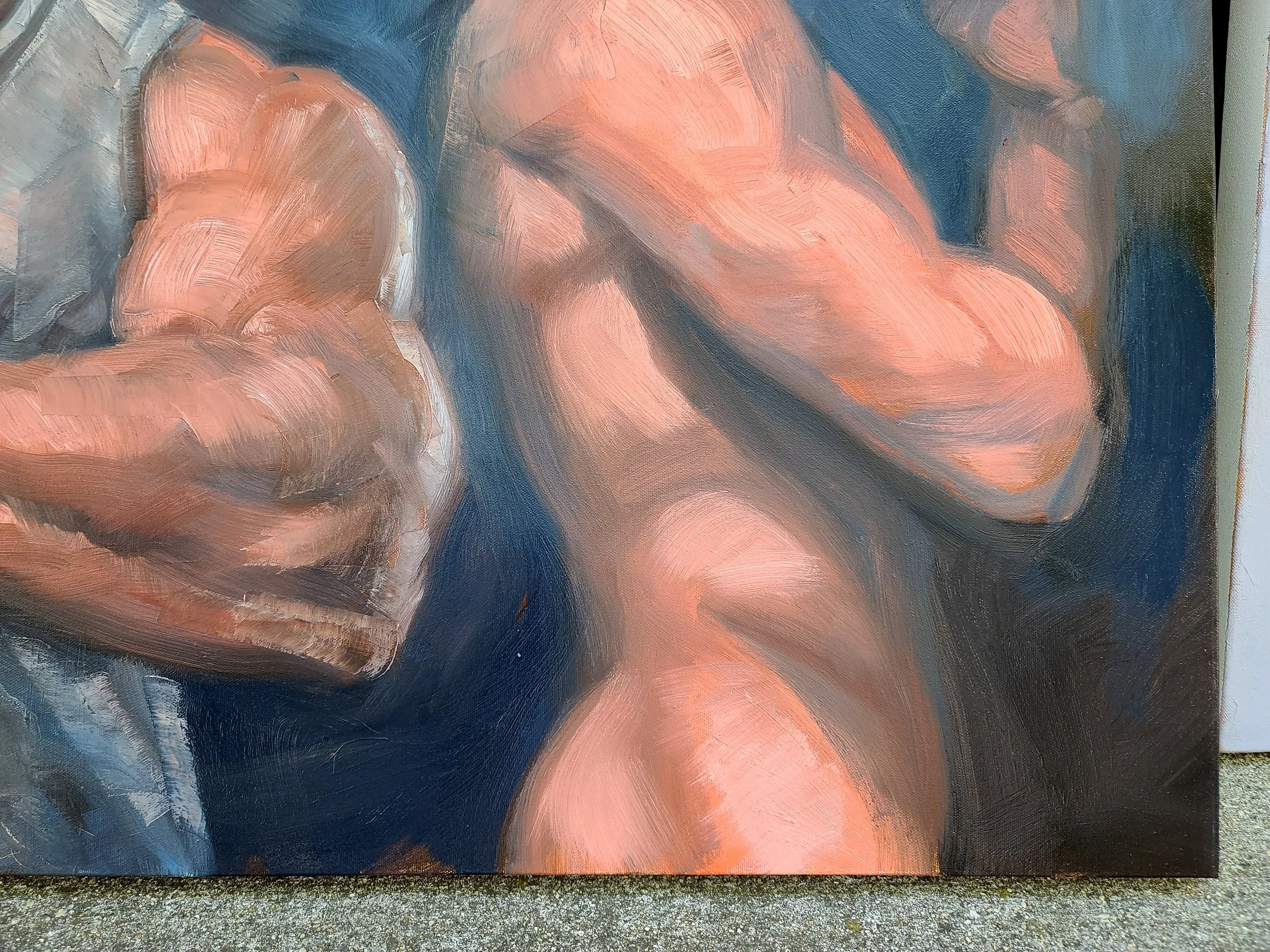 The Hearts Filthy Lesson (2nd version), 30x40 inches oil on stretched canvas by Kenney Mencher (5).jpg