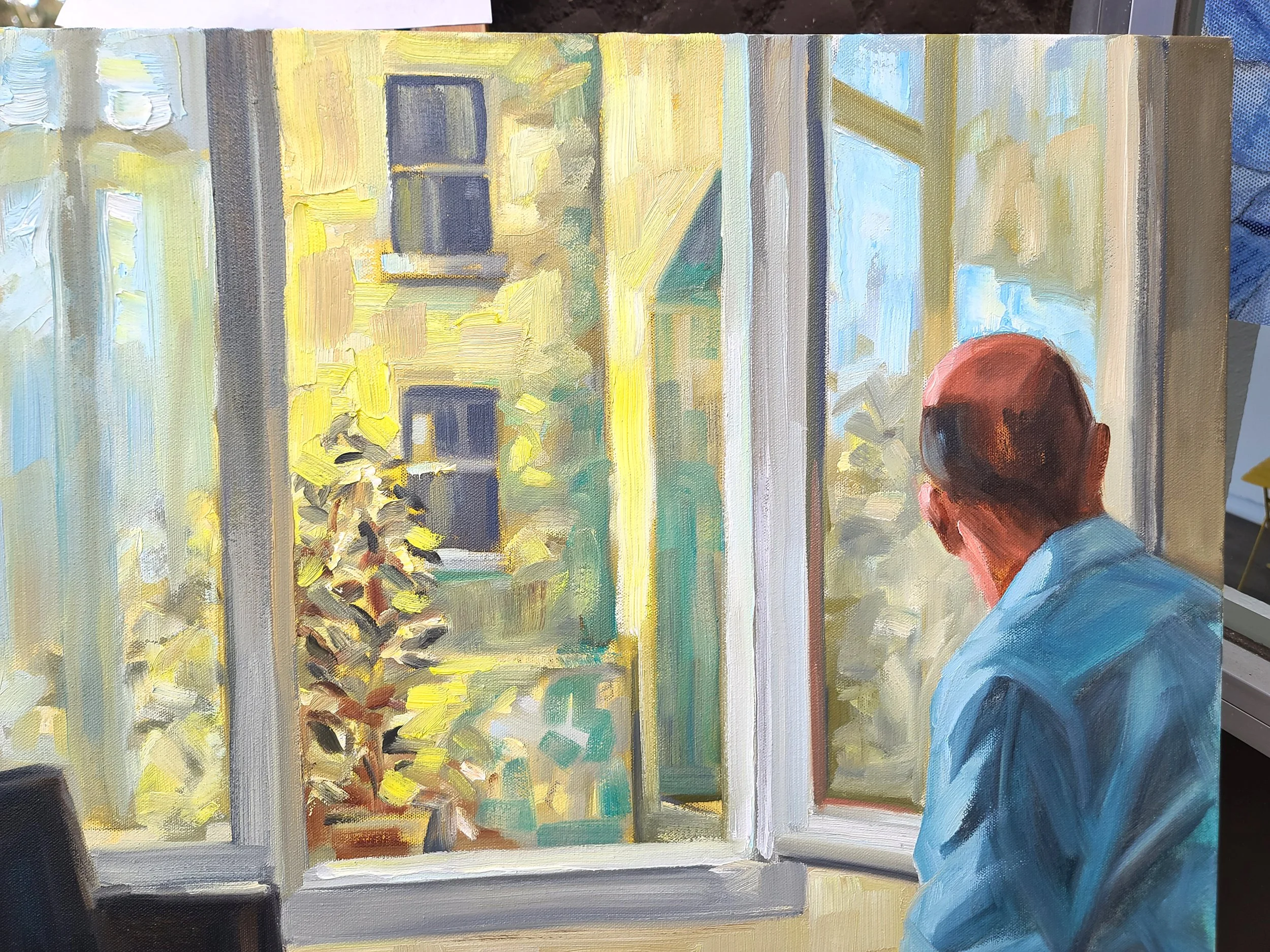 Monday 9-15 AM (Padua), 40x30 inches, oil on canvas, by Kenney Mencher  (5).jpg