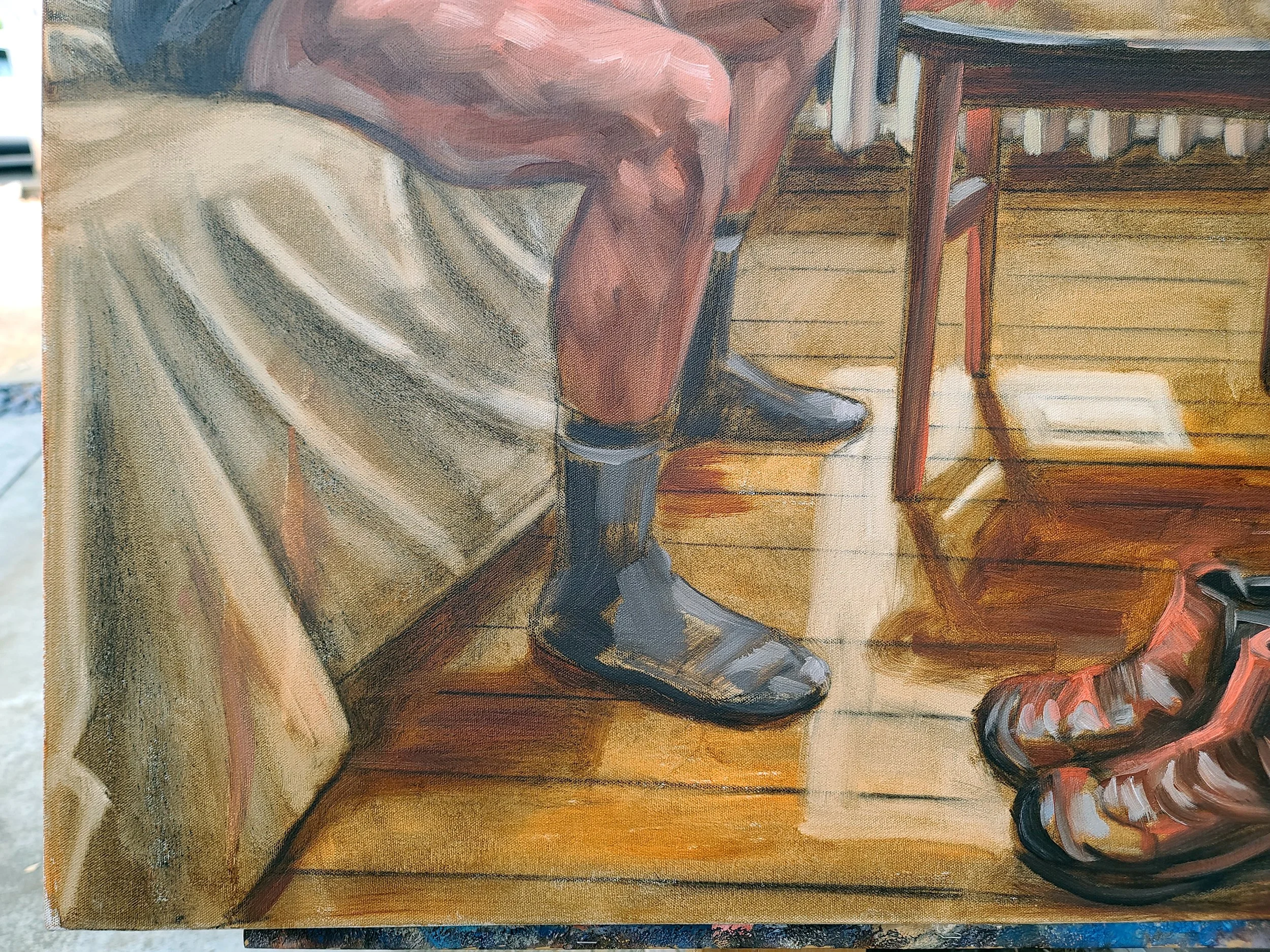 Thursday 8 22 AM, oil on canvas, 40x30 inches, by Kenney Mencher    (6).jpg