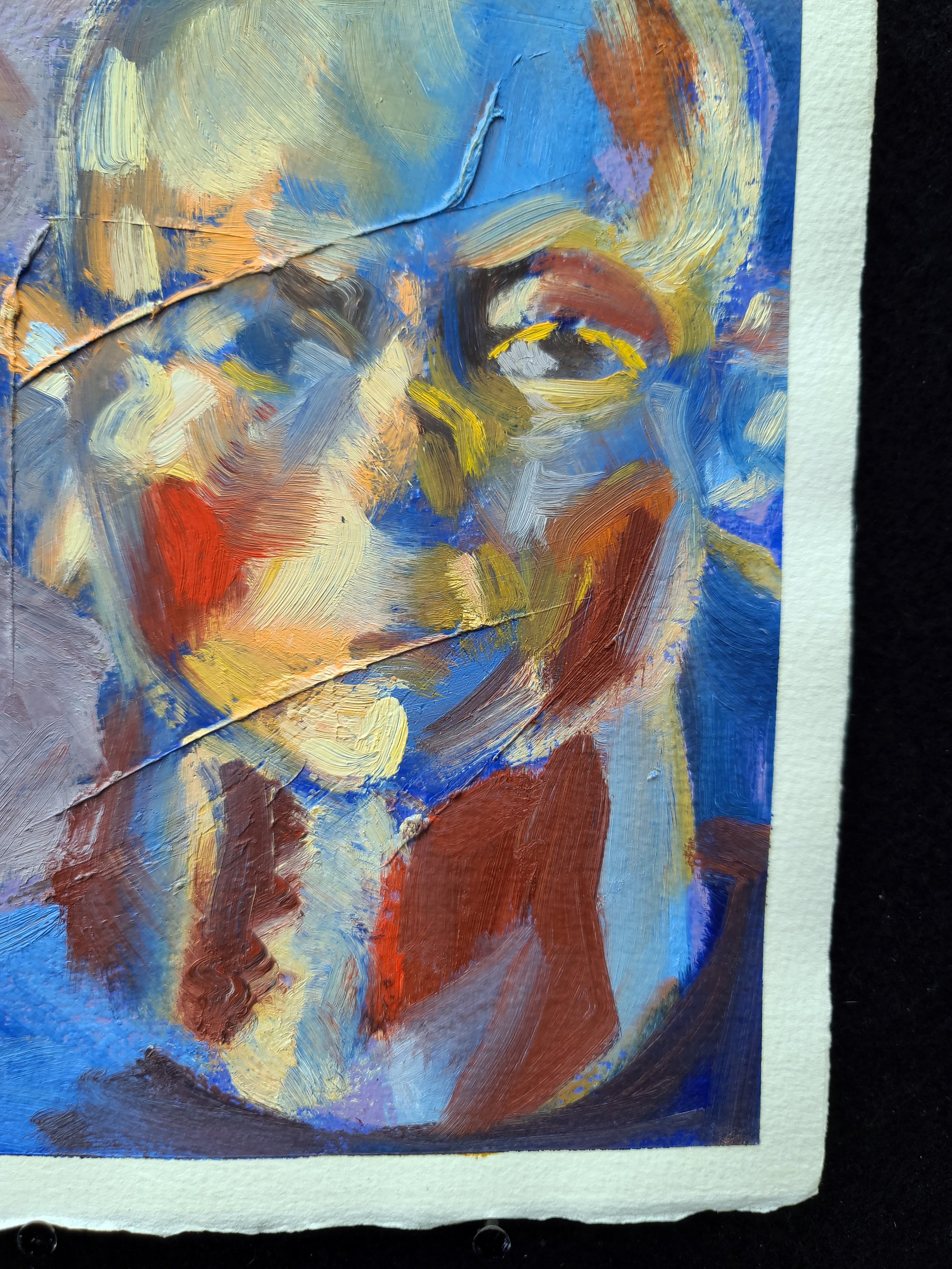 1994, Switched on Matisse, 11.5 x 9.5 inches, oil on gessoed paper, by Kenney Mencher (3).jpg