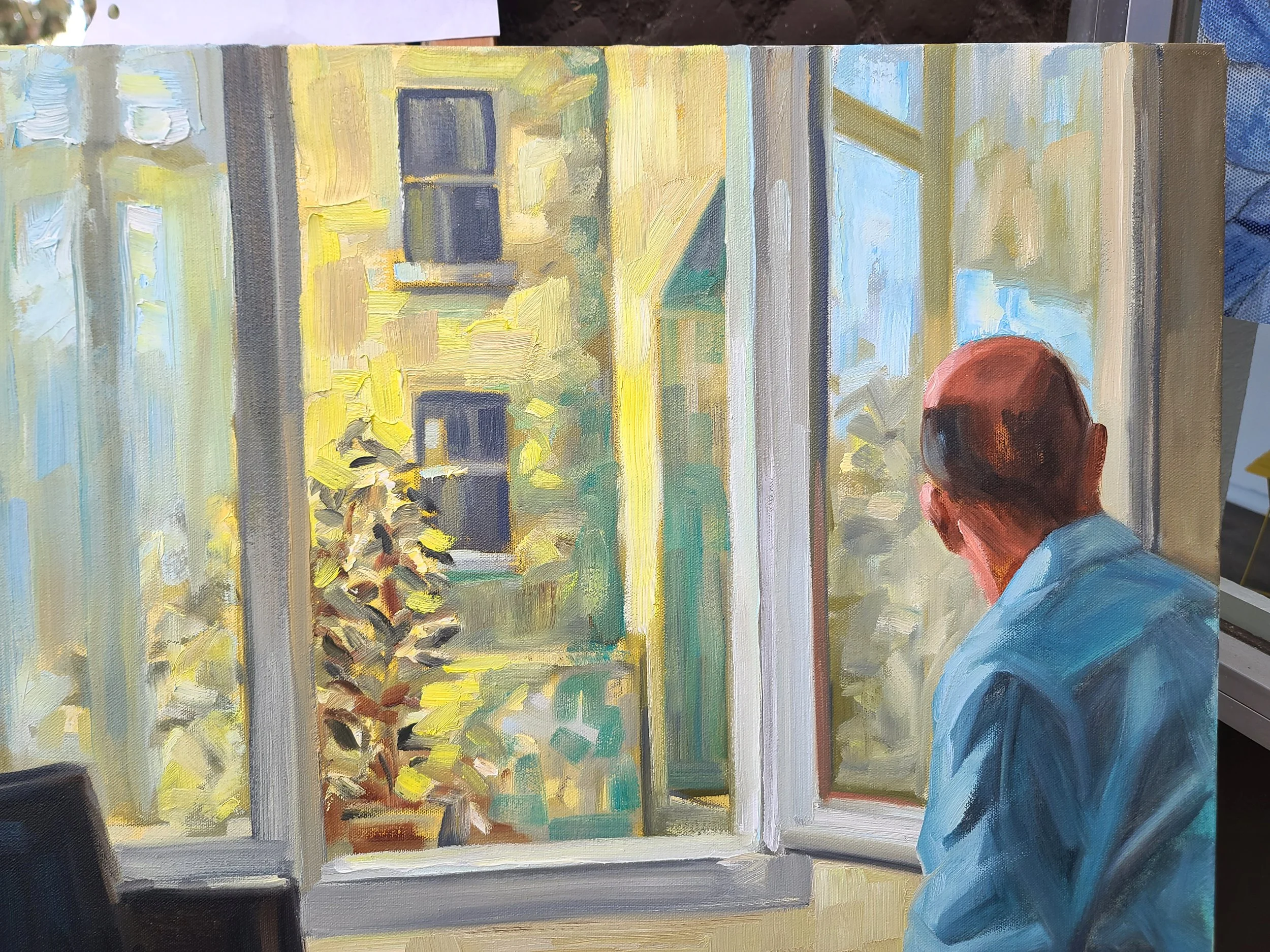 Monday 9-15 AM (Padua), 40x30 inches, oil on canvas, by Kenney Mencher  (6).jpg