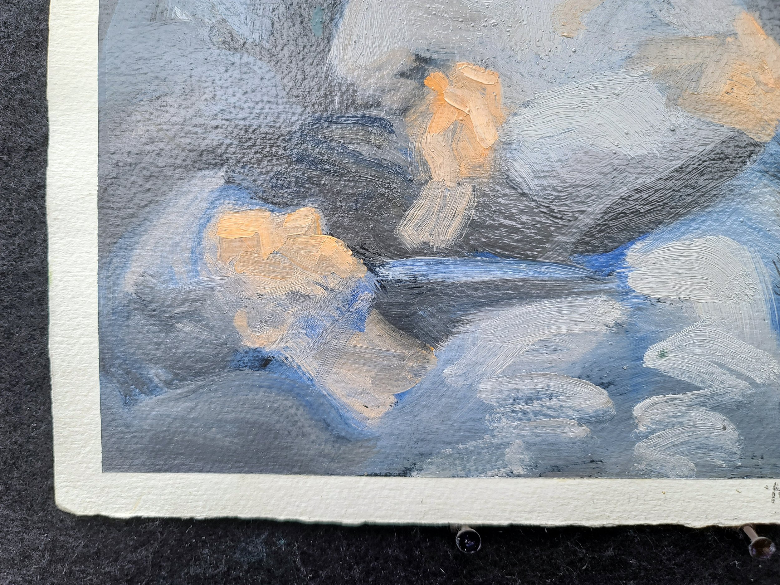 1994, Pieta, 11 x 11.5 inches, oil on gessoed paper, by Kenney Mencher (2).jpg