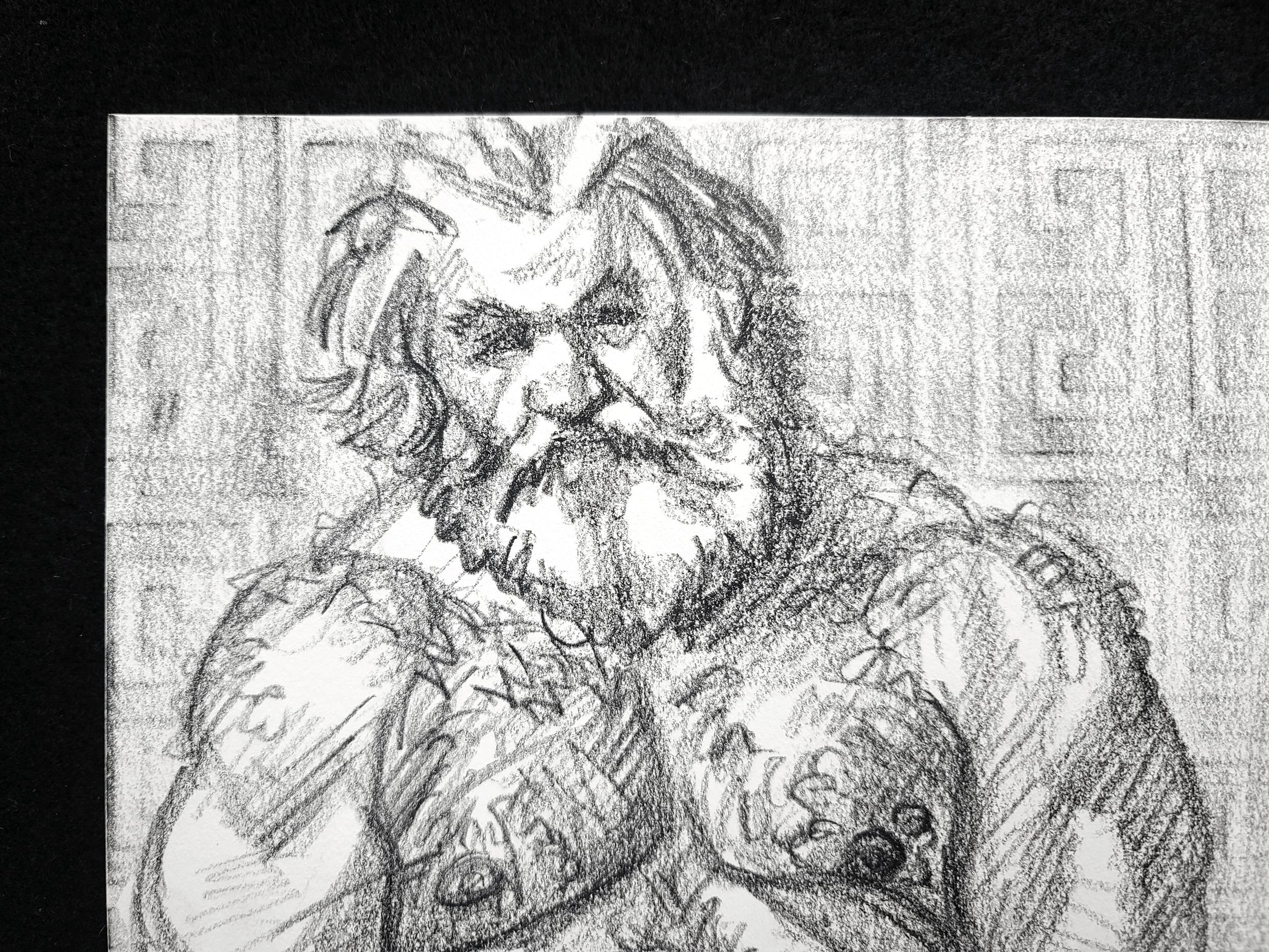Greek Key, 11x14 inches, crayon on Rives BFK by Kenney Mencher (3).jpg