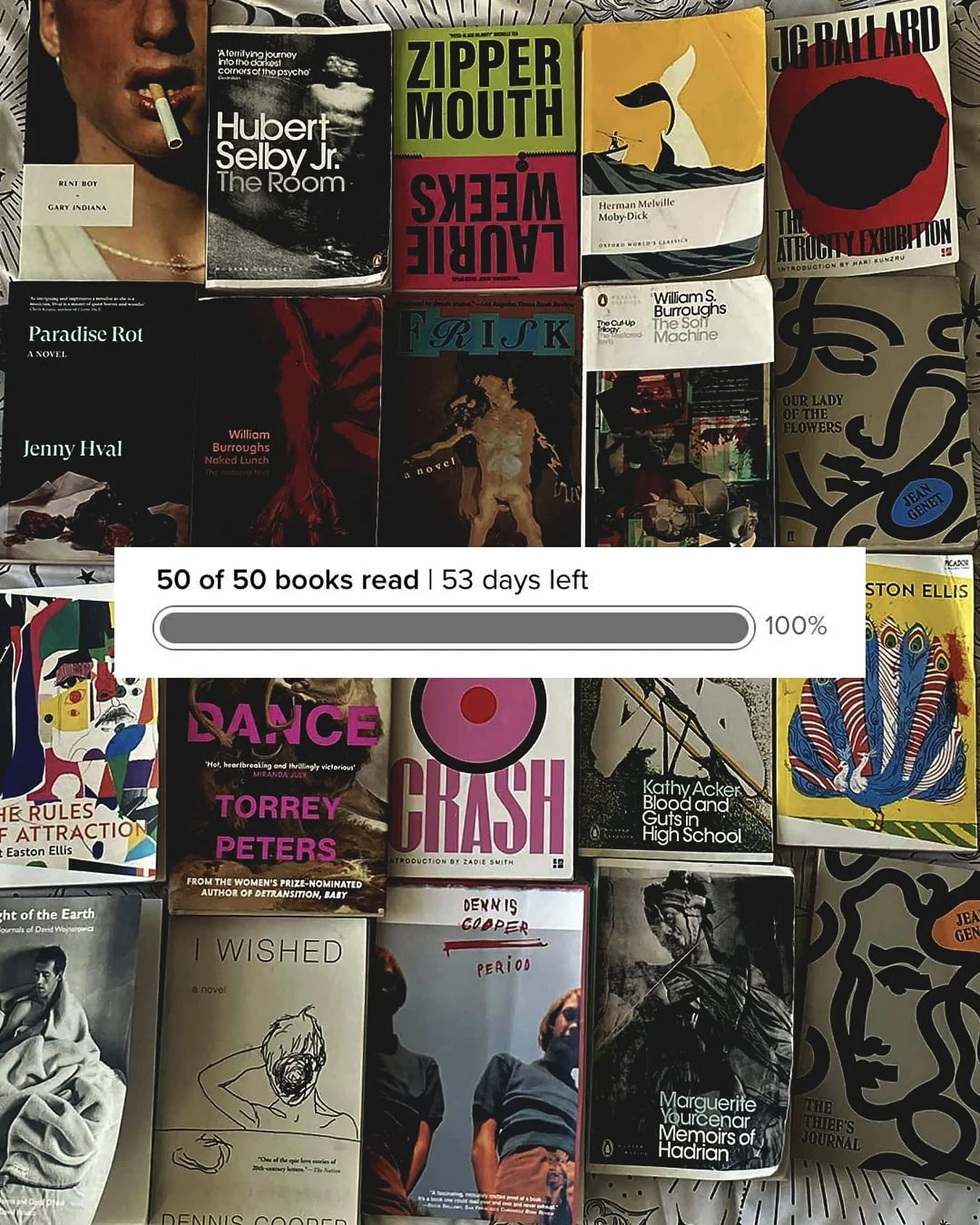 2023 ✅2024✅2025✅ reading is a blood sport &amp; I am winning x