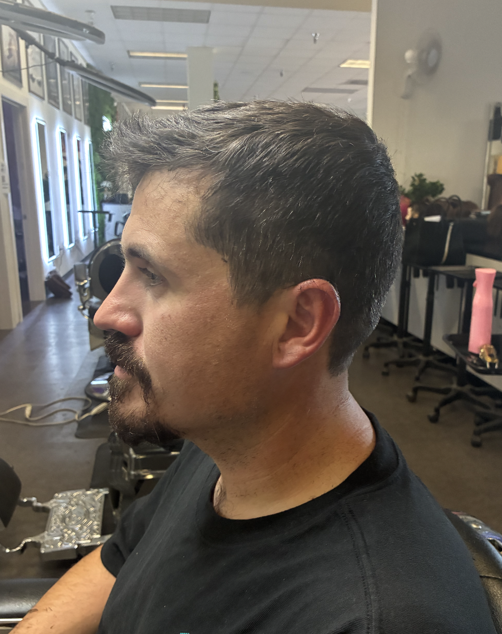 Razor and scissor cut