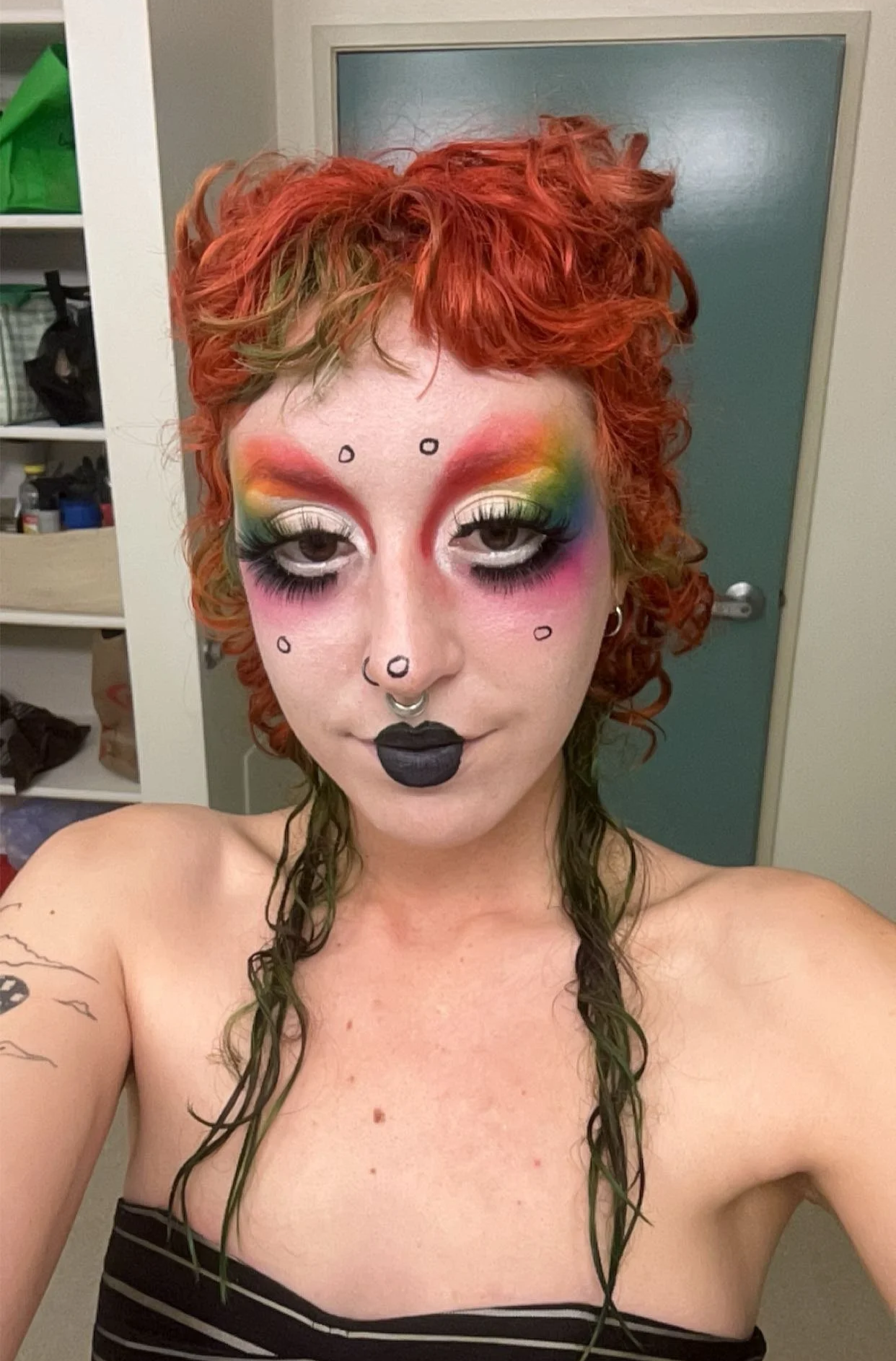 Big rainbow cut crease