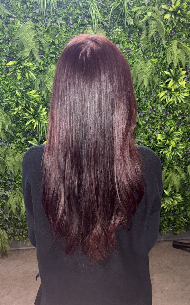 Cherry cola all-over dye