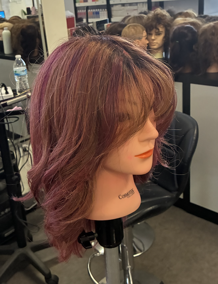 Dimensional highlights, lowlights, and magenta color