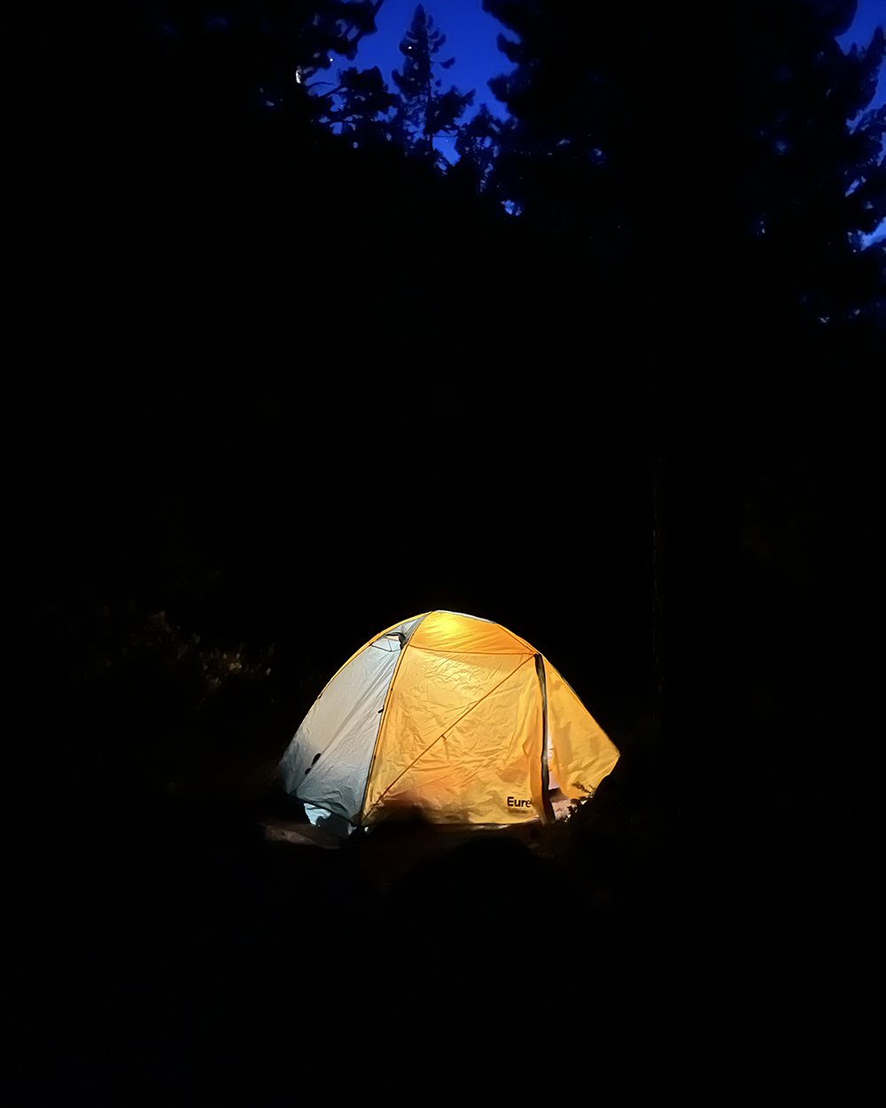  This tent was home sweet home for a full week.  