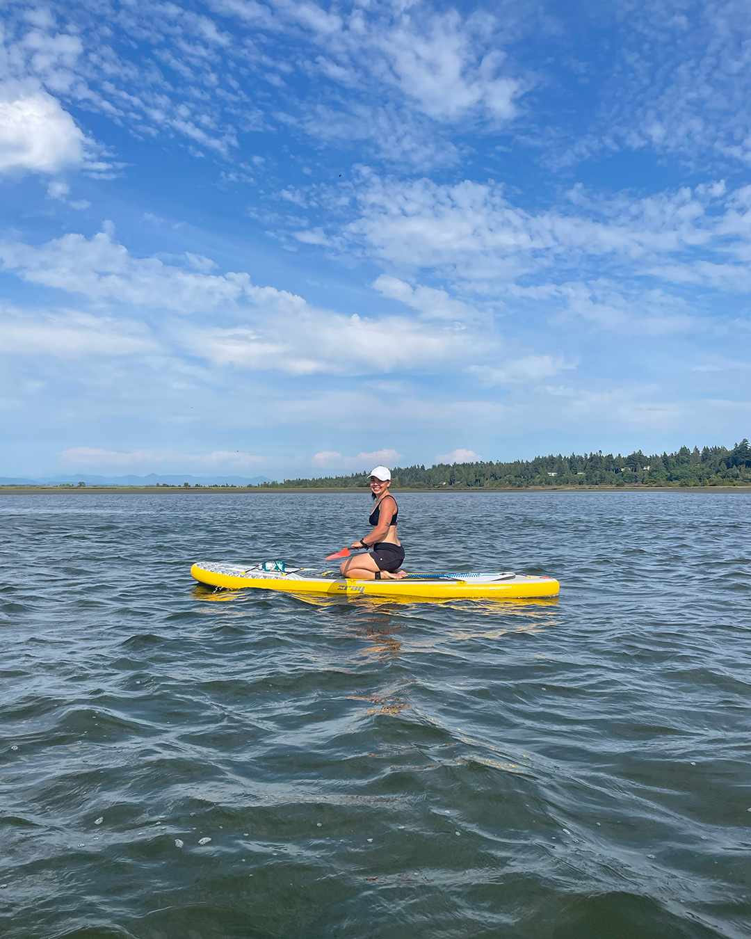  Paddleboarding on the ocean feels like the perfect summer activity.  