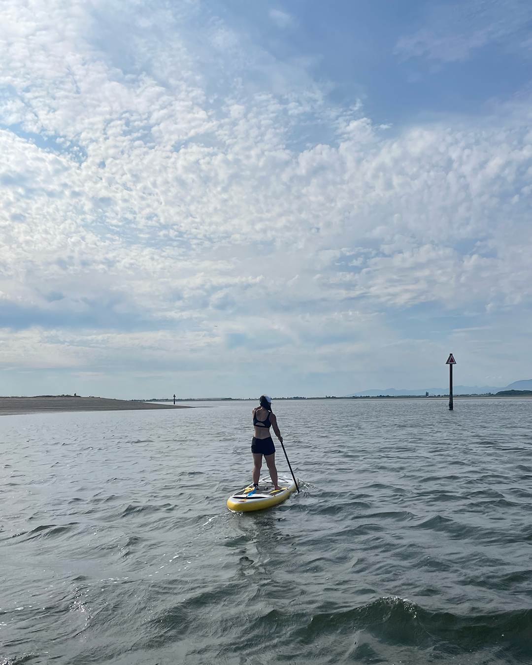  Putting the stand in stand up paddleboarding.  