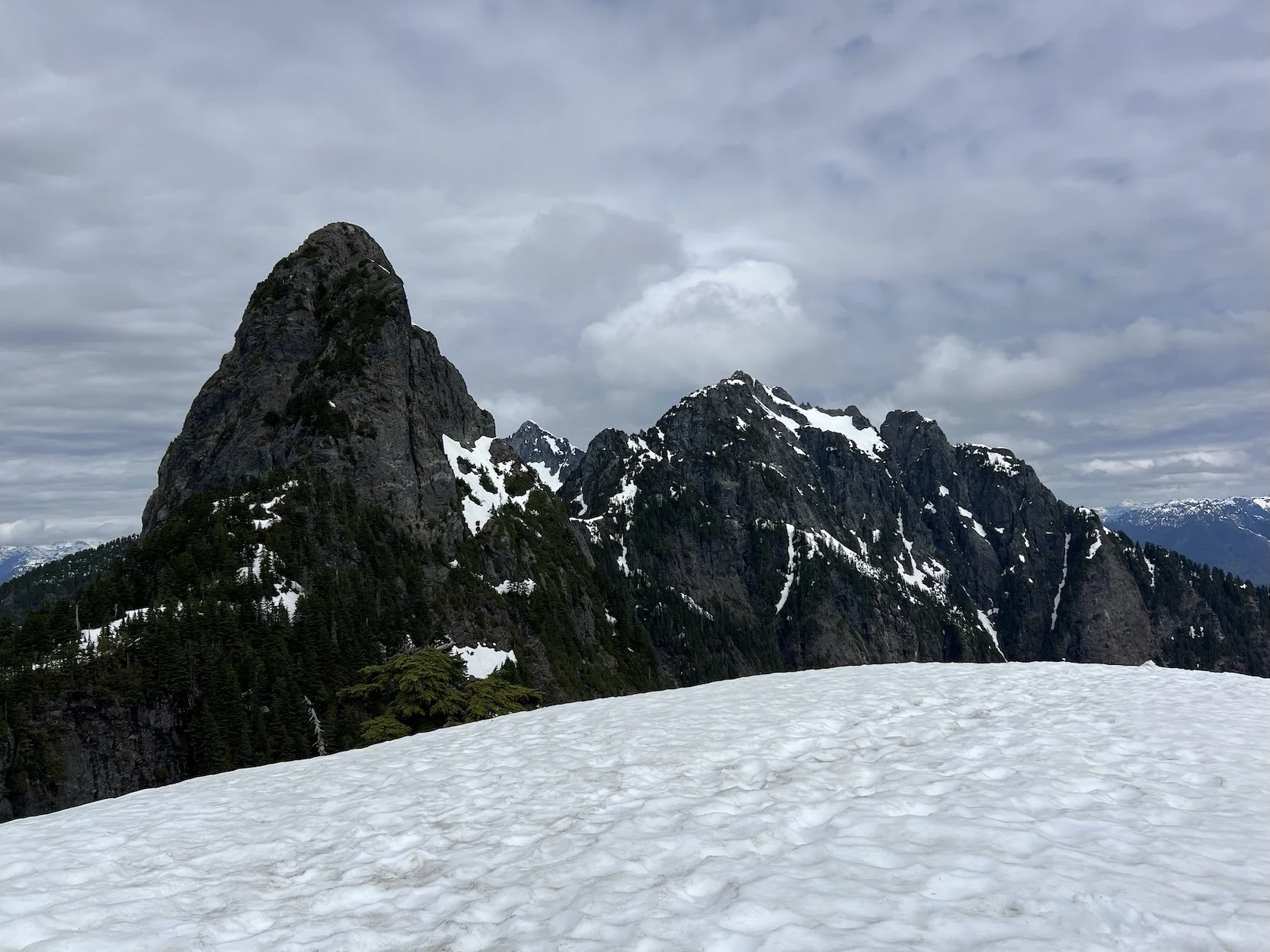 Scrambling Blanshard Needle in Golden Ears