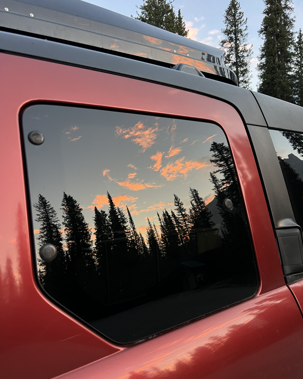  Arriving back at my carhouse for the last bit of sunset.  