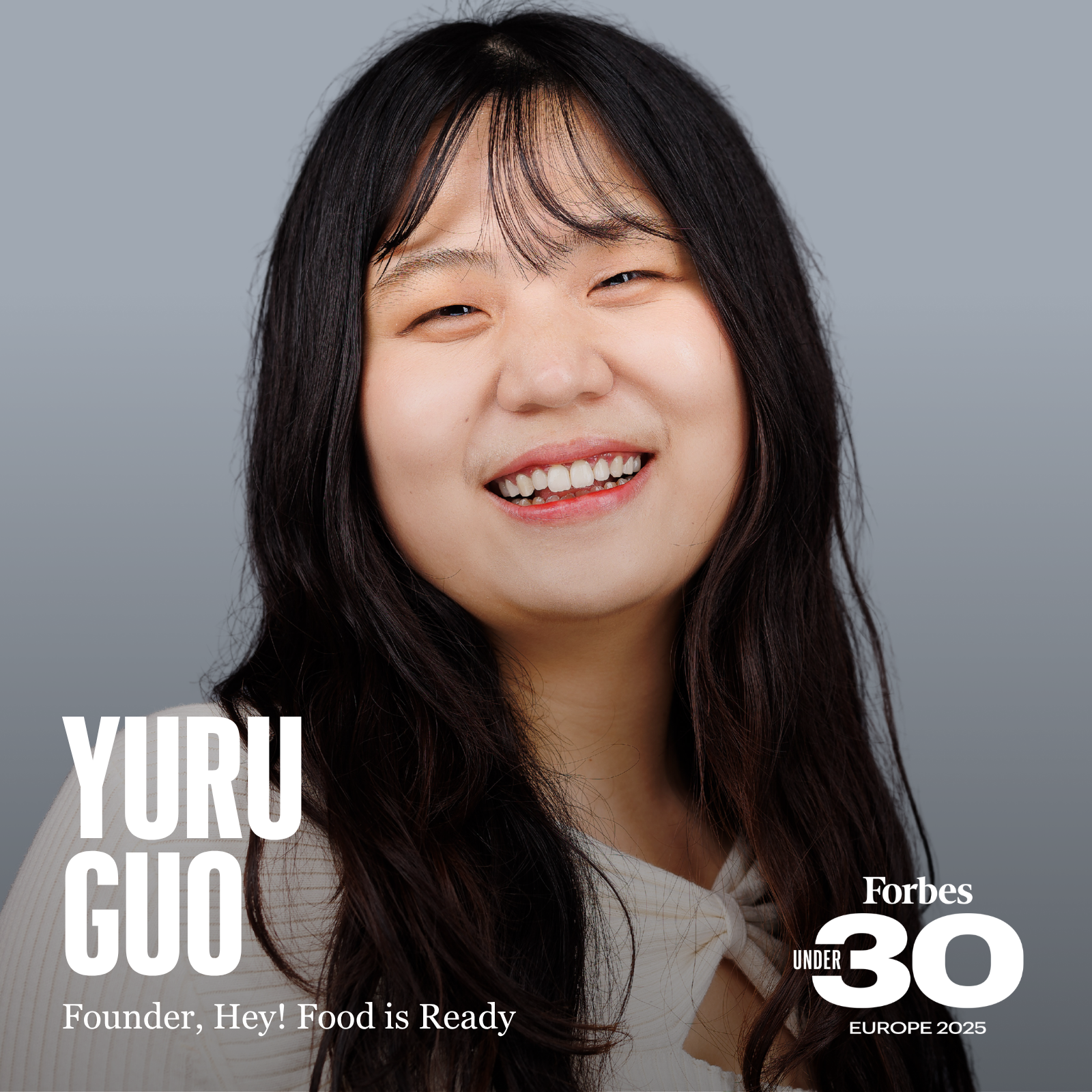 Our Founder Yuru Guo Has Been Named to Forbes 30 Under 30 Europe