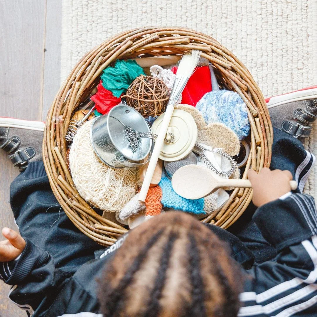 Treasure Basket & Baby Music | Montessori for Babies