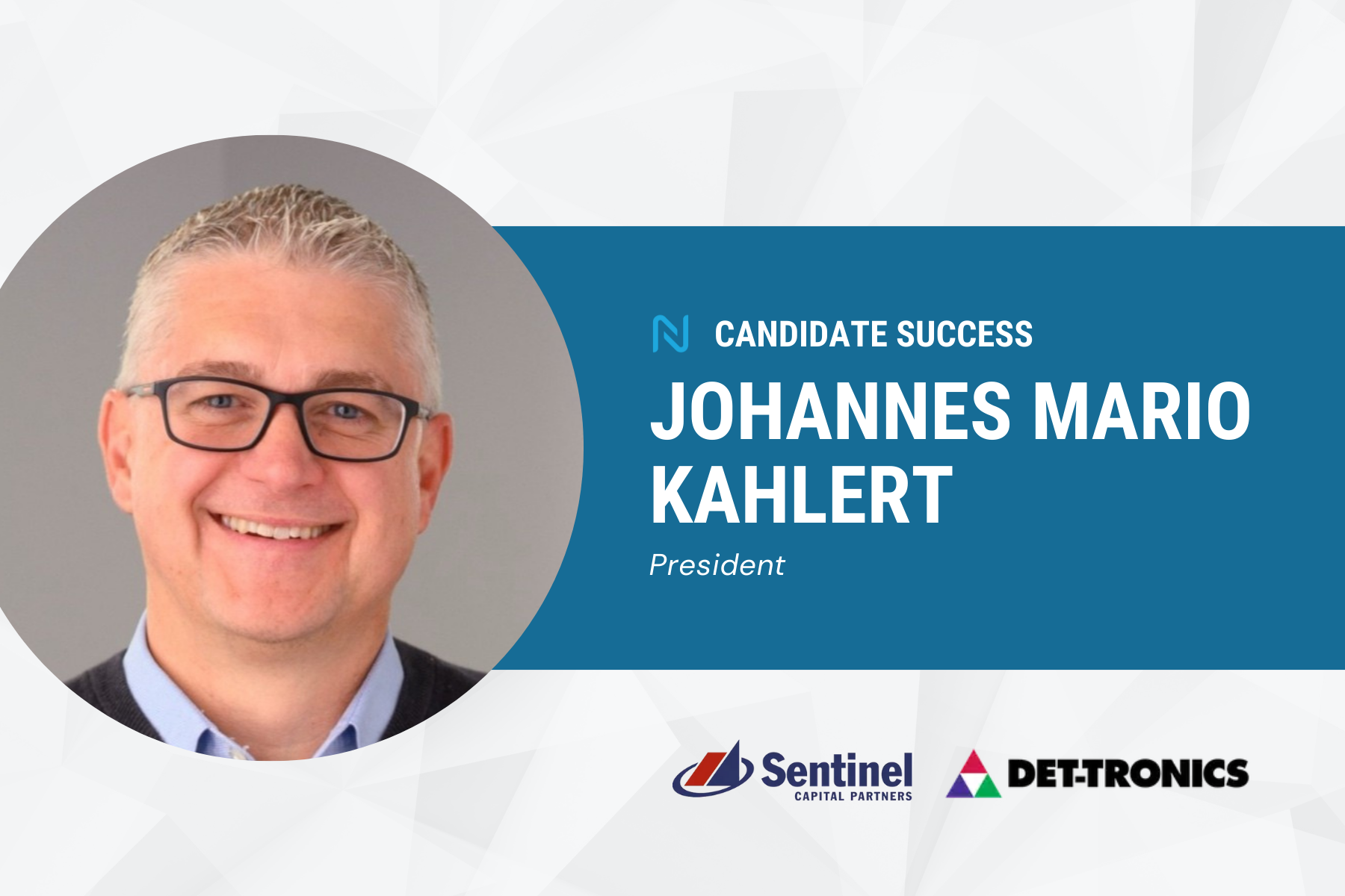 Det-Tronics Selects Johannes Mario Kahlert as President