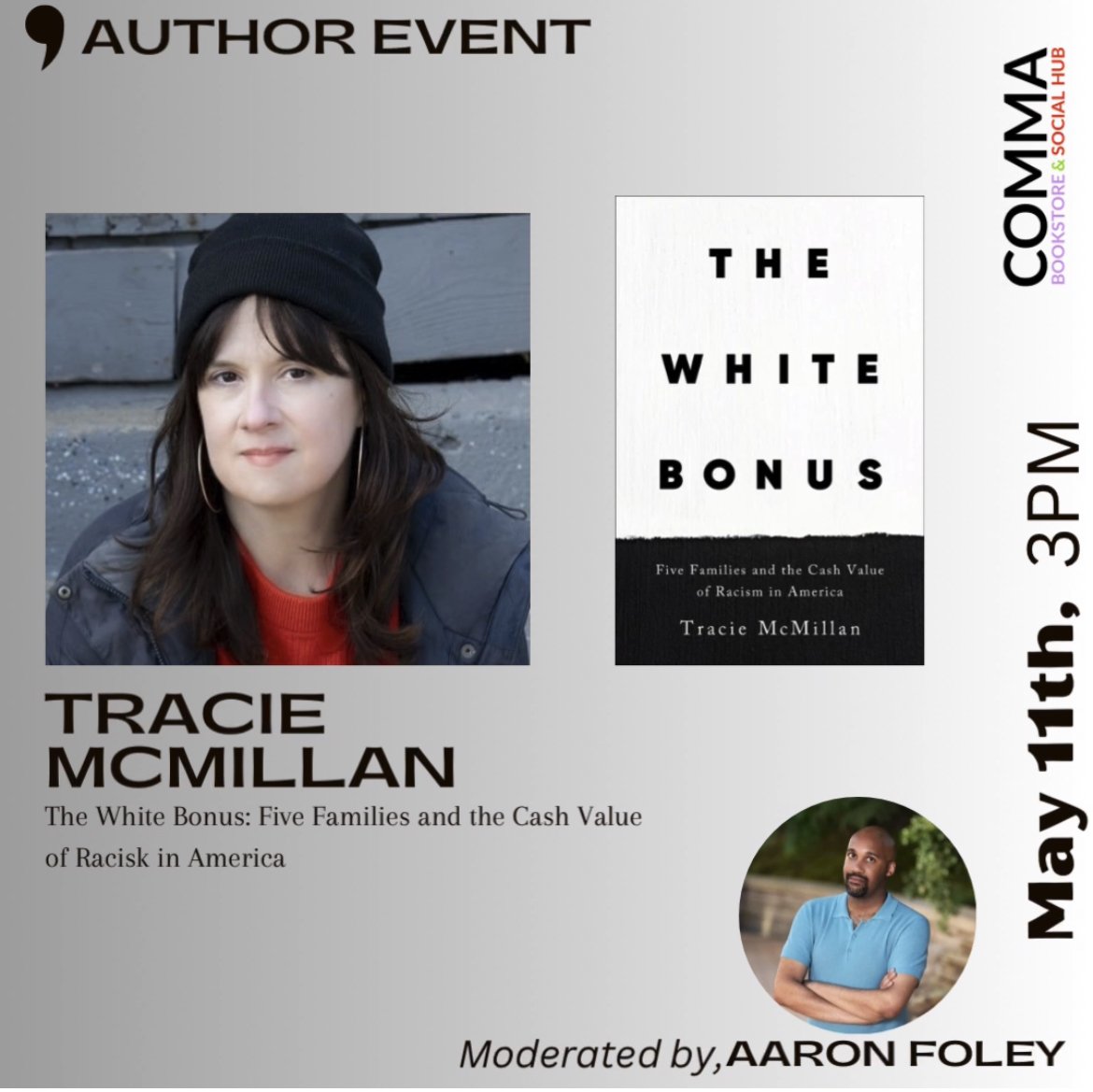 Author Event with Tracie McMillan: The White Bonus