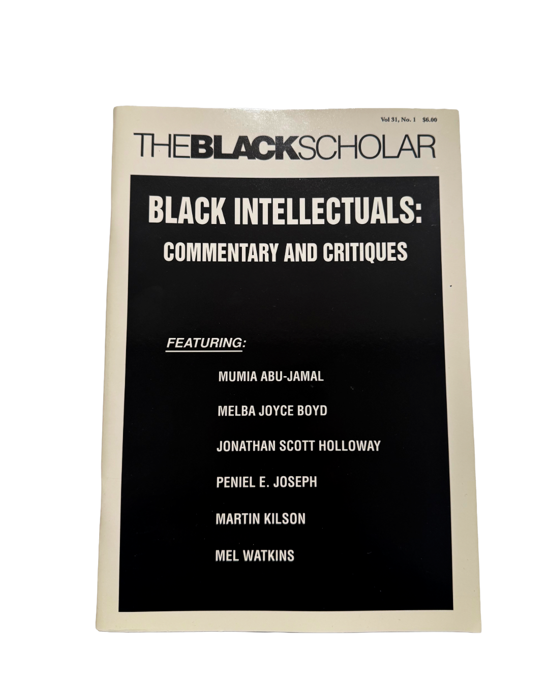 The Black Scholar: Black Intellectuals