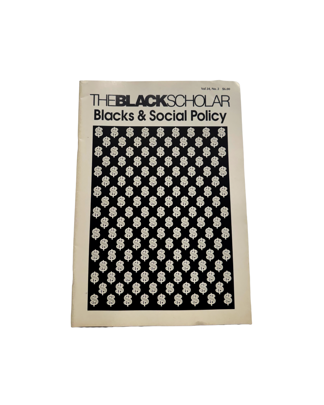 The Black Scholar: Blacks & Social Policy