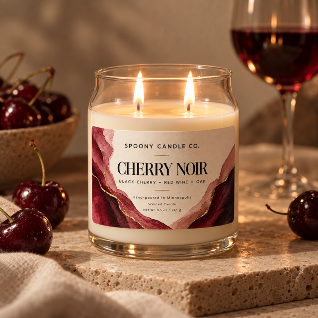Spoony Candle Co Lifestyle Image Cherry Noir.PNG