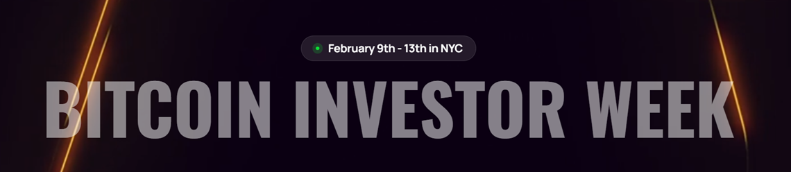 BITCOIN INVESTOR WEEK 2026