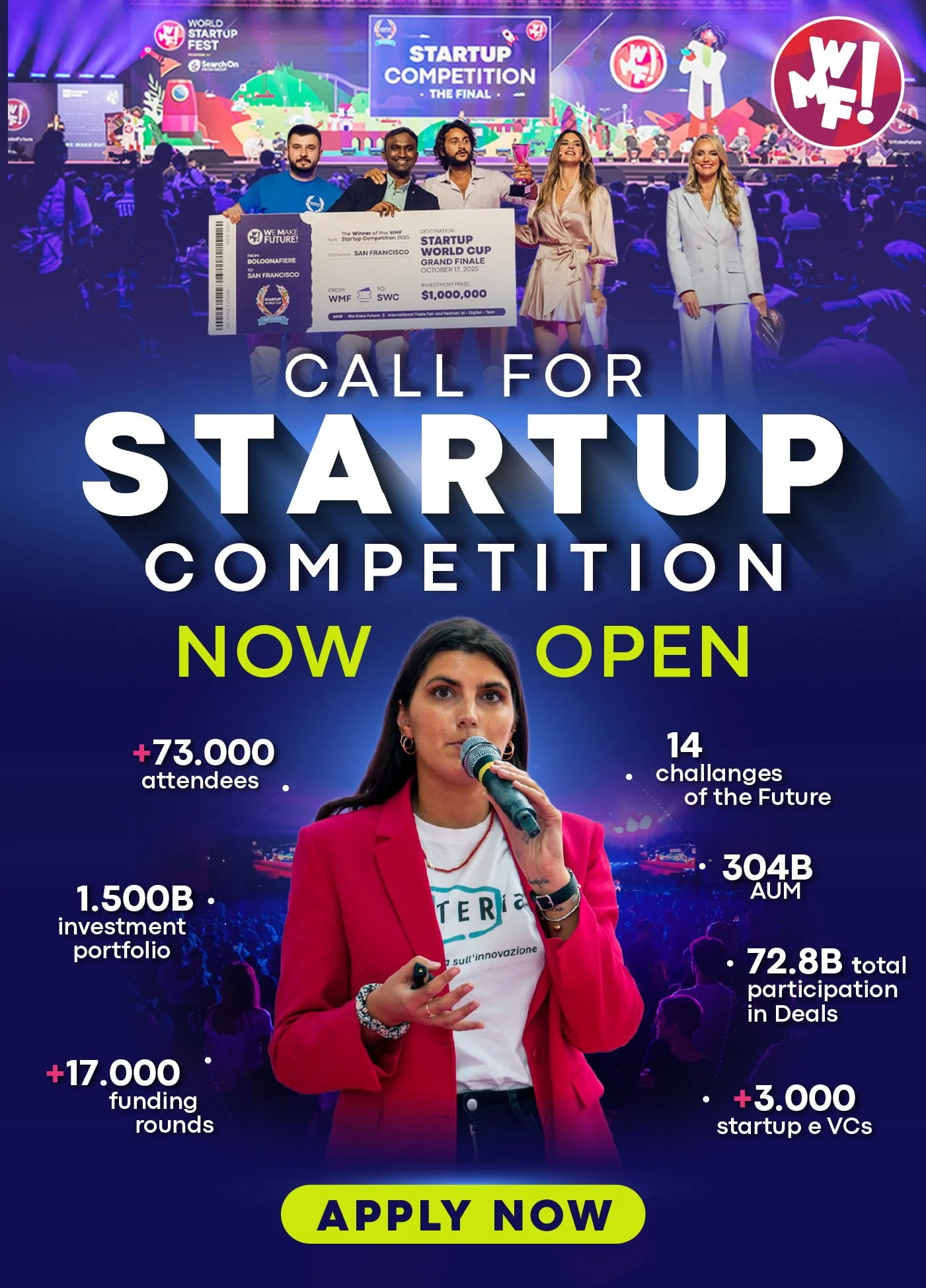 WMF International Startup Competition: applications call ends on March 12!