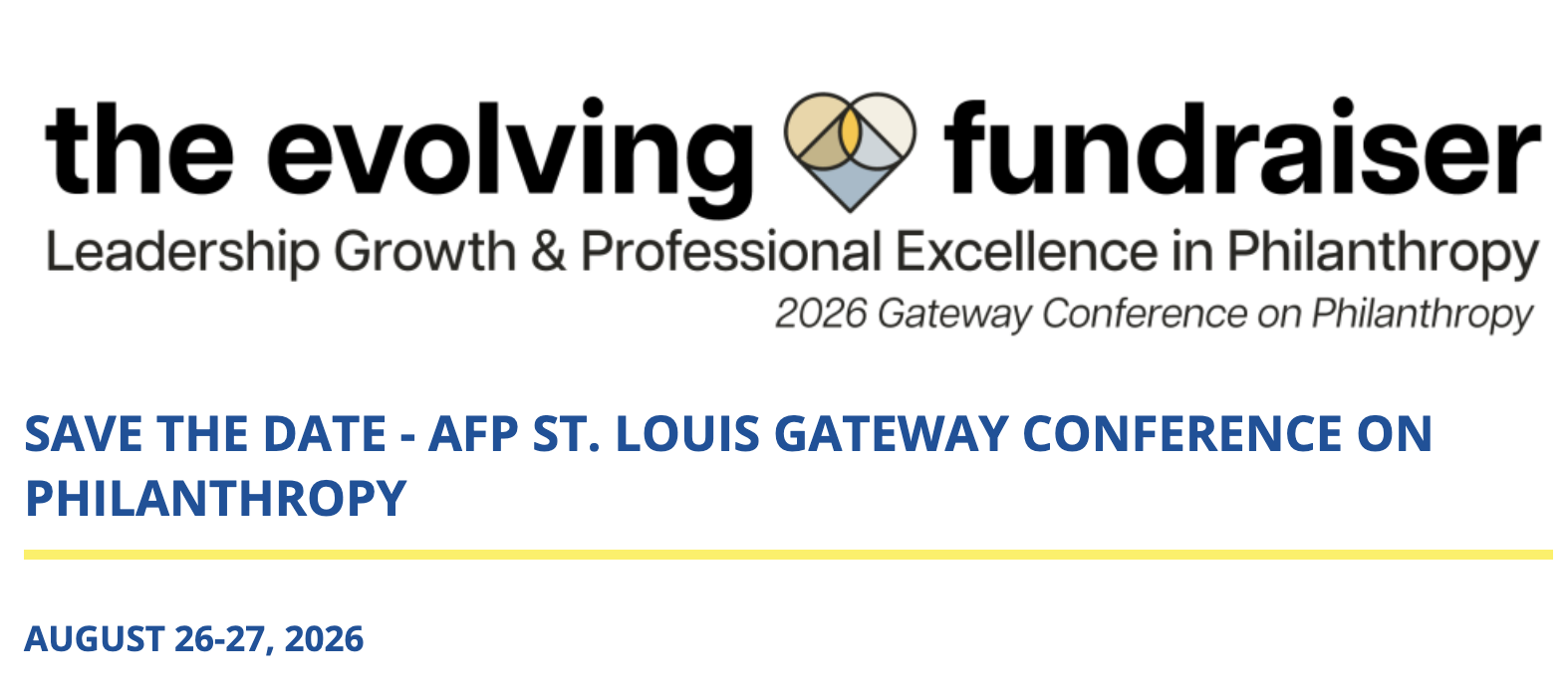 2026 AFP Greater St. Louis Gateway Conference on Philanthropy