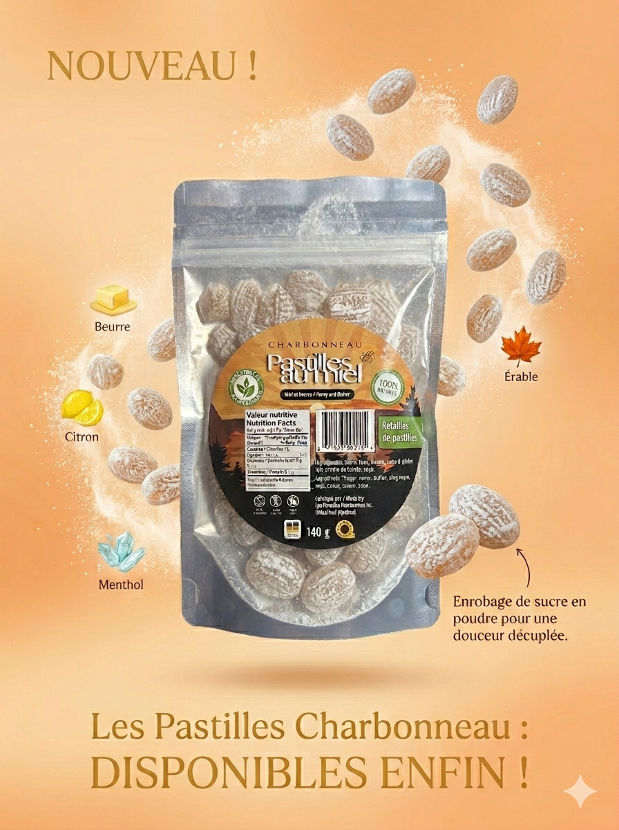Retailles de Pastilles Miel et Beurre