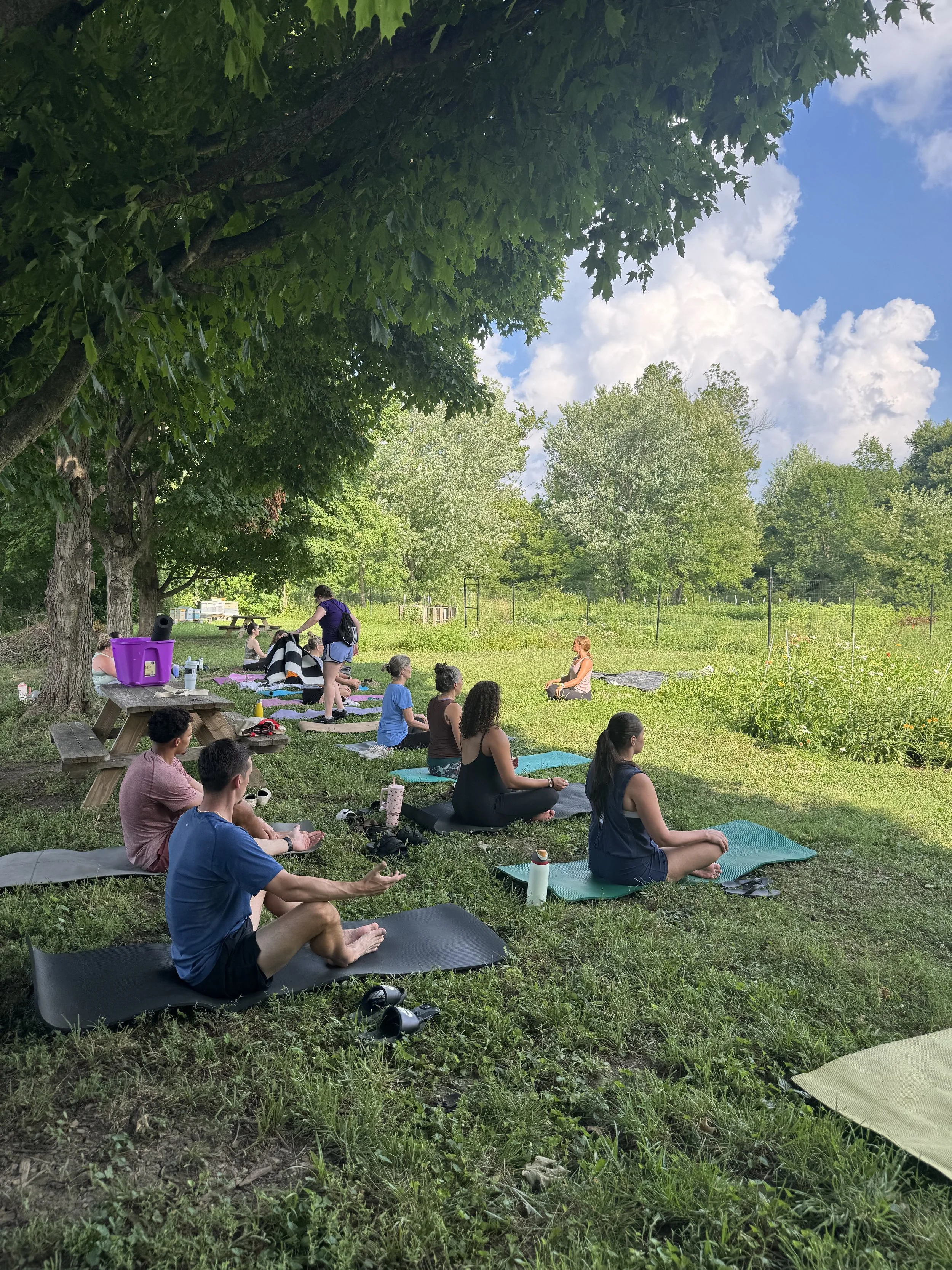 Yoga in the Garden