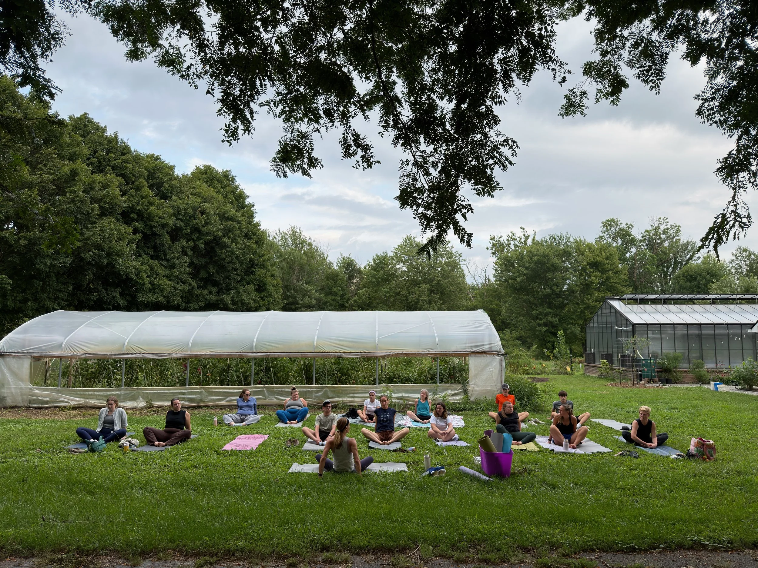 Yoga in the Garden