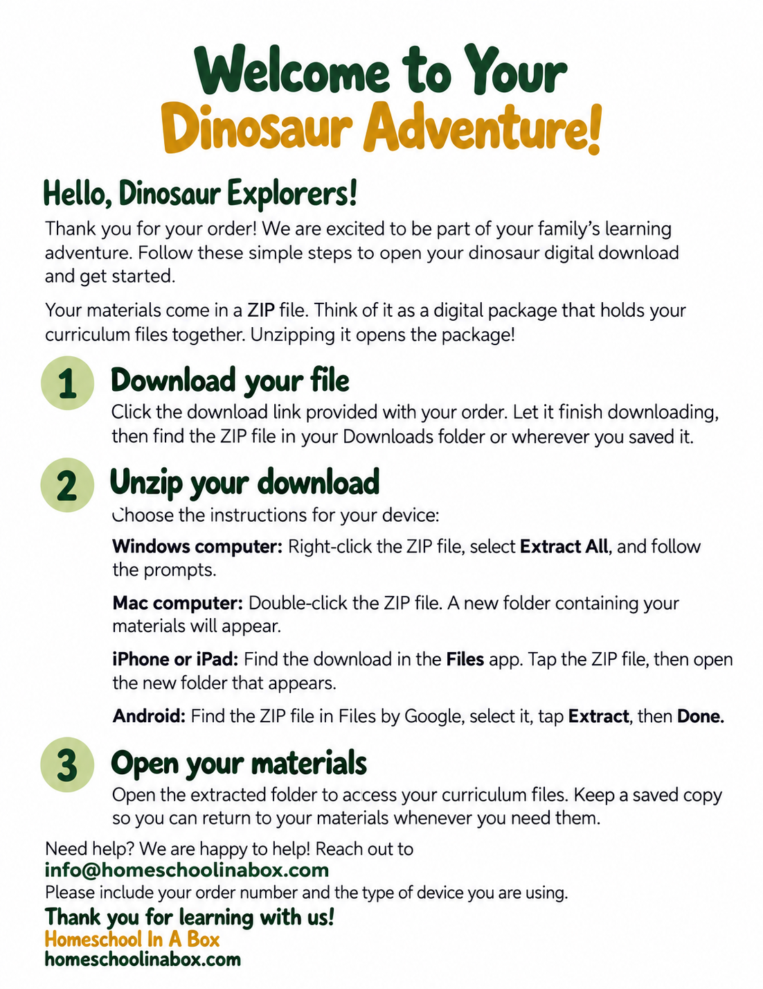 Digital Dinosaur Adventure Welcome Letter.png