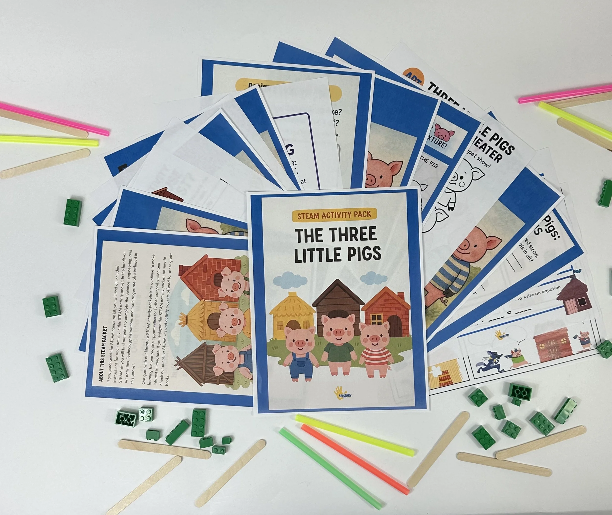 Three Little Pigs STEAM Activity Set