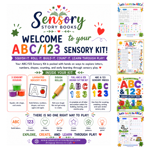 ABC Letter & 123 Counting Sensory Bundle
