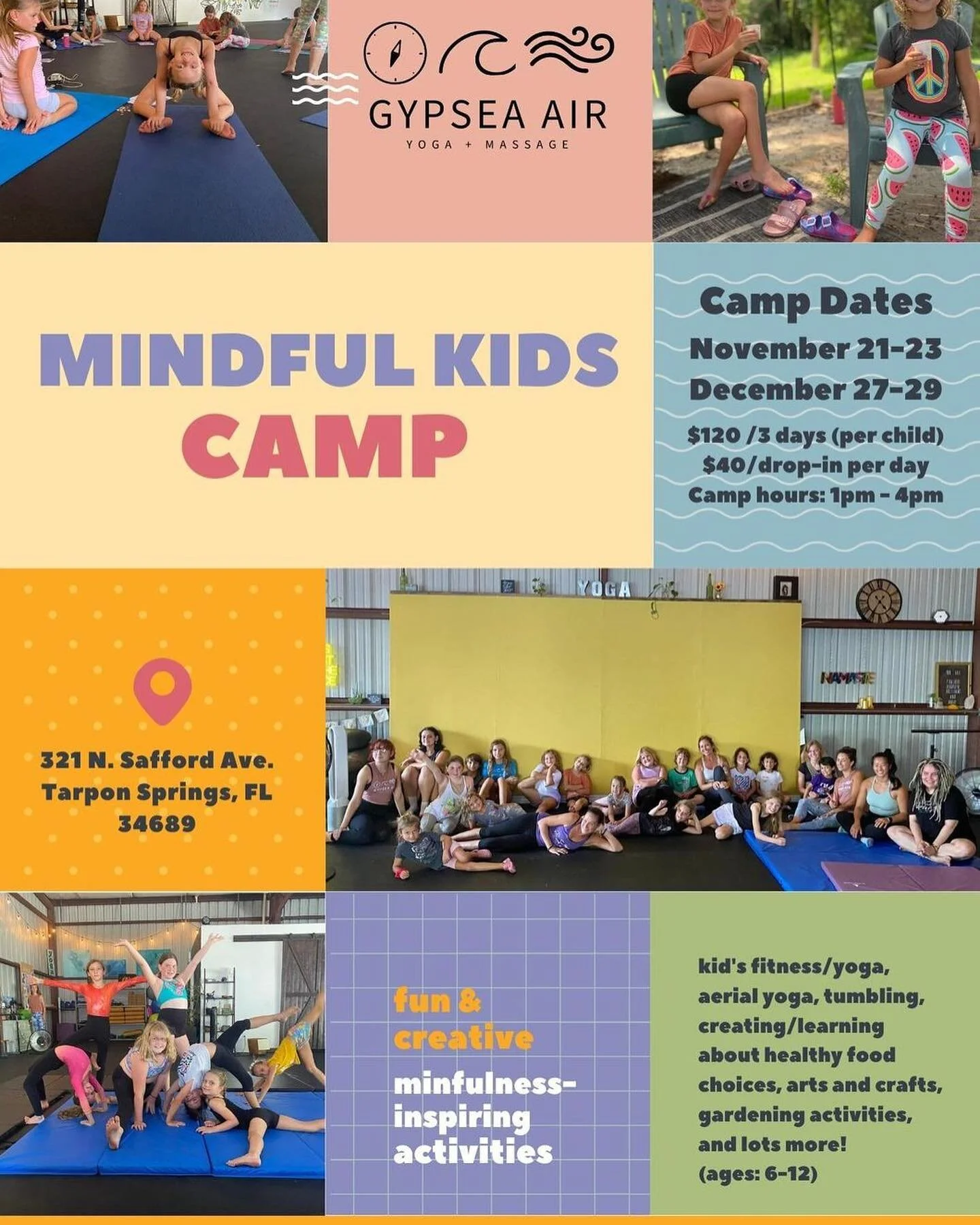 We love our kiddos!!!! 
Over the years we are having so much fun coming up with new ways to entertain, teach and help grow our future 🍃 
From the yoga and Icecream with the lovely @orange_cycle_creamery 
weekly kids classes, monthly workshops with @