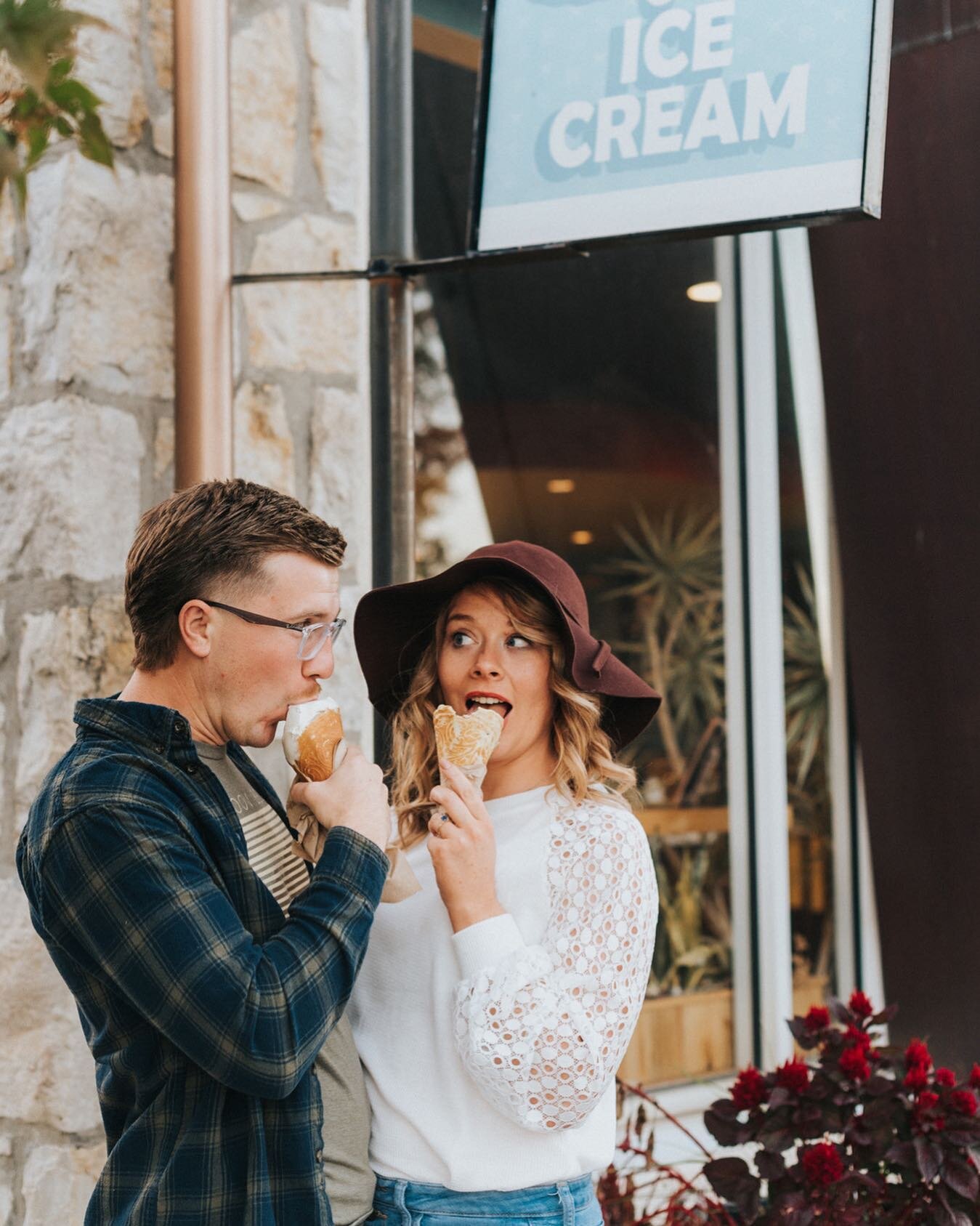 I absolutely love when a couple wants to include something they love during their engagement session. Bonus points for that couple being some of my best friends and extra double bonus points for them buying me ice cream.
&bull;
&bull;
&bull;
@abutter