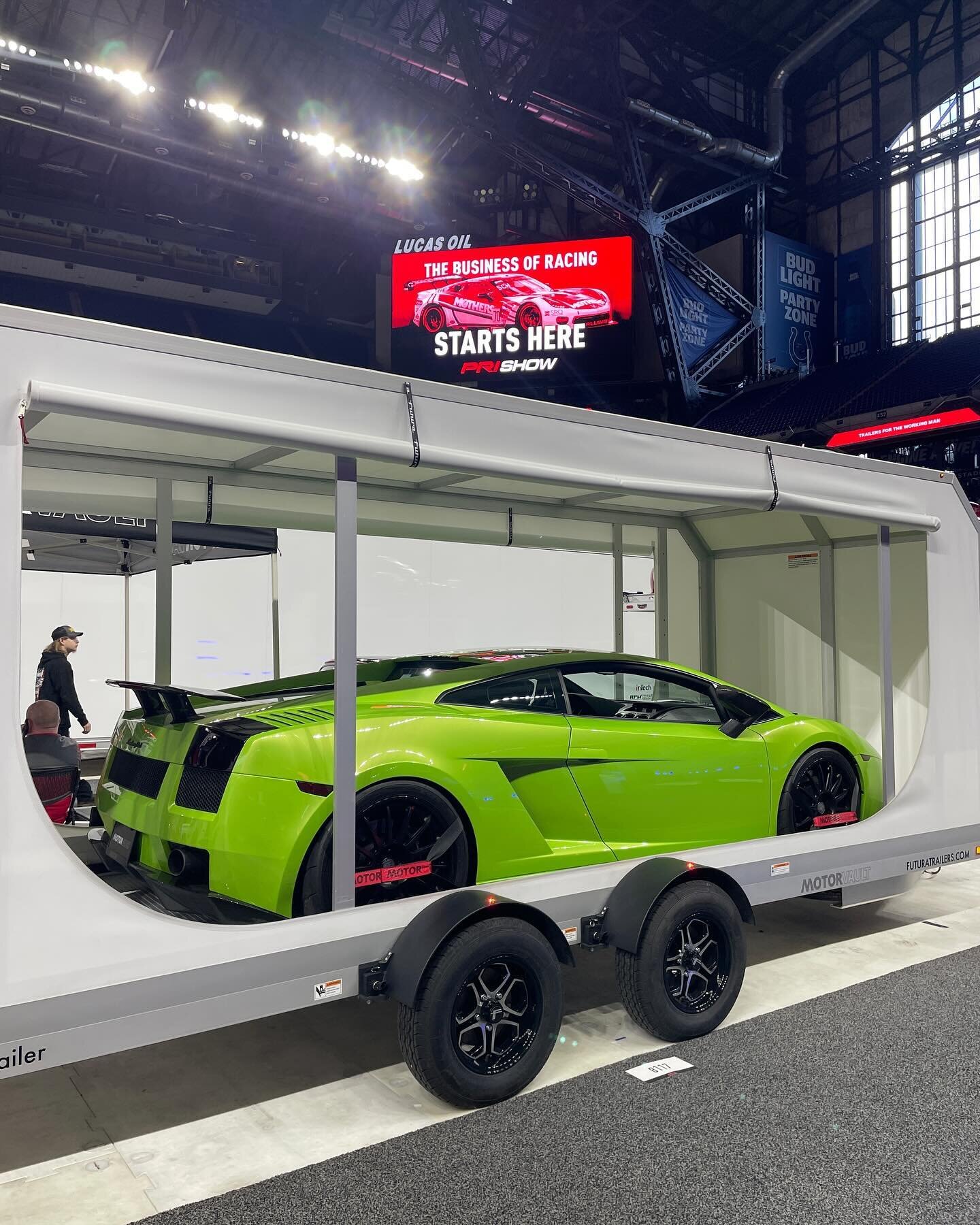 It&rsquo;s the final day of @myprishow! Come say hello to us on the floor of Lucas Oil Stadium if you are at the show!

#myprishow #indy #futuratrailers #lamborghini #undergroundracing