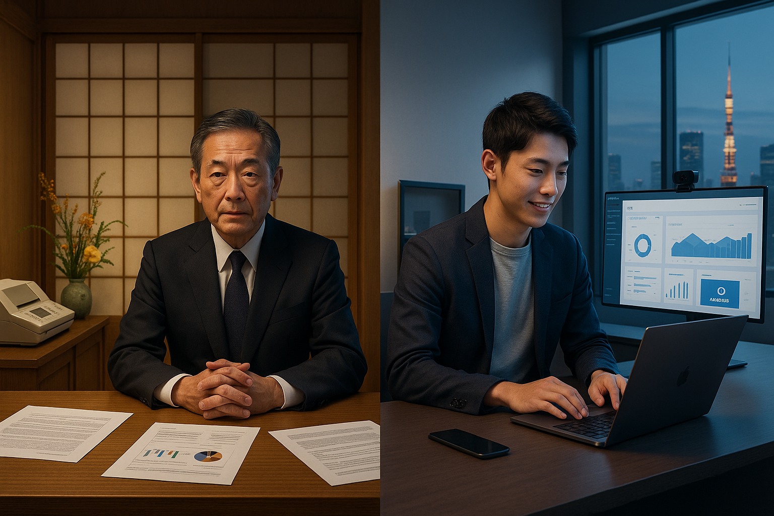 The New B2B Playbook: Winning Japan’s Aging but Digitizing Corporate Market (AI-generated image)