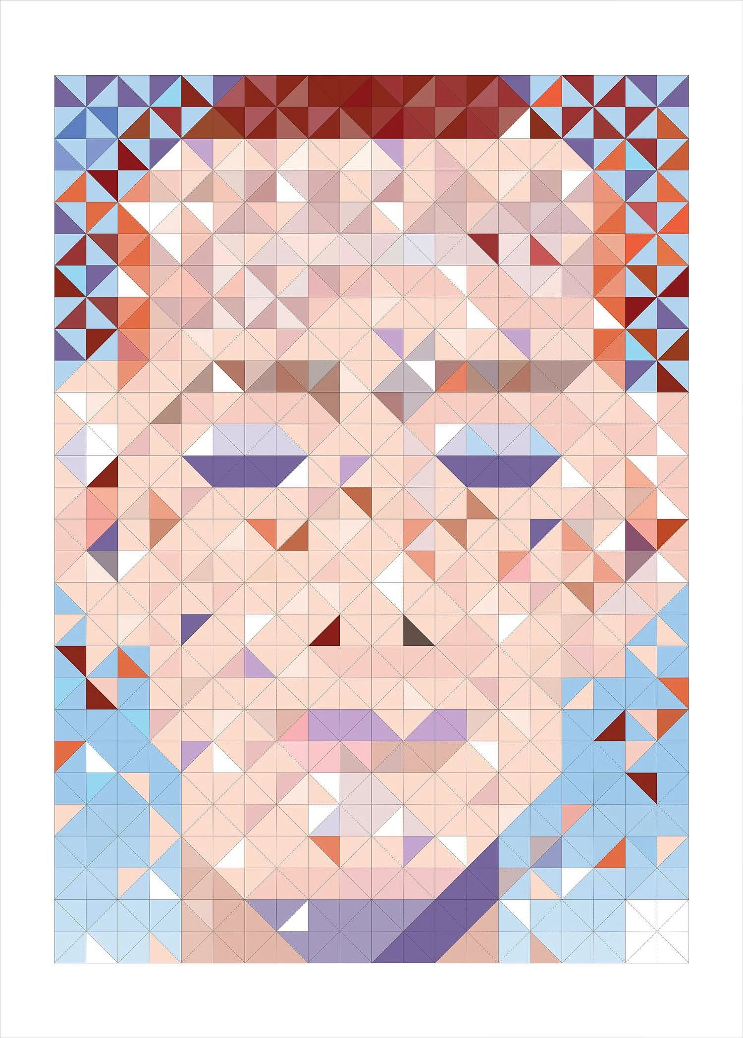 Transformer 2.  2025. Digital print on paper. 125 x 100 cm framed.