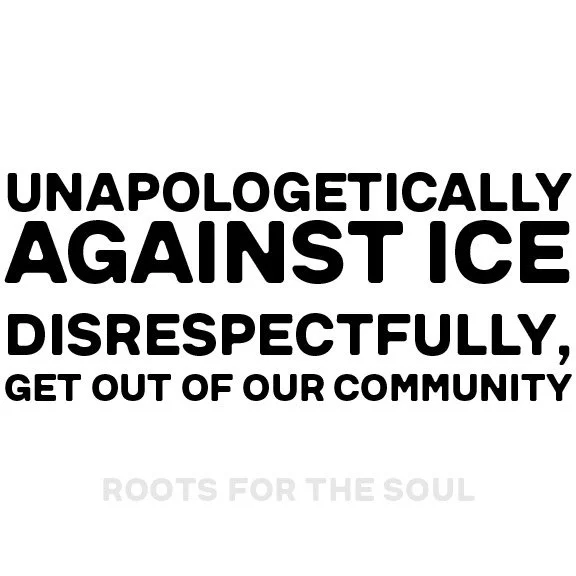 I don&rsquo;t want any confusion. We do not support the infiltration of federal agents in our community. The harassment and abuse of good honest working people who just want better for themselves and families is a disgusting use of federal funds. Lea