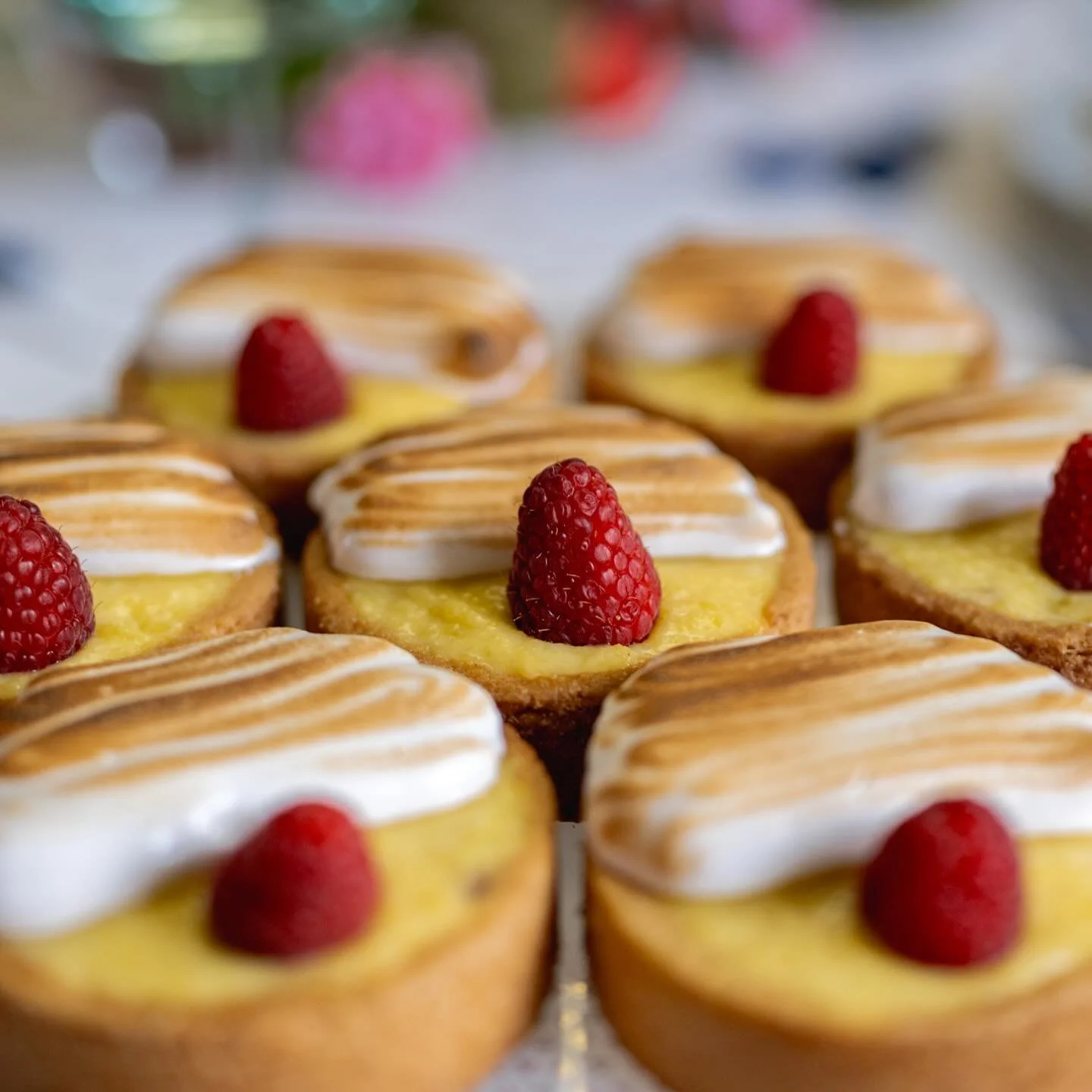 A month into spring, and it has sprung here in Minneapolis. 

Our seasonal tart featuring a handmade P&acirc;te Sucr&eacute;e  filled with Mango Lemon Curd and finished with Whipped Meringue. 

📸 @fernveraphotography 🌿

#eatseasonally #springmenu #