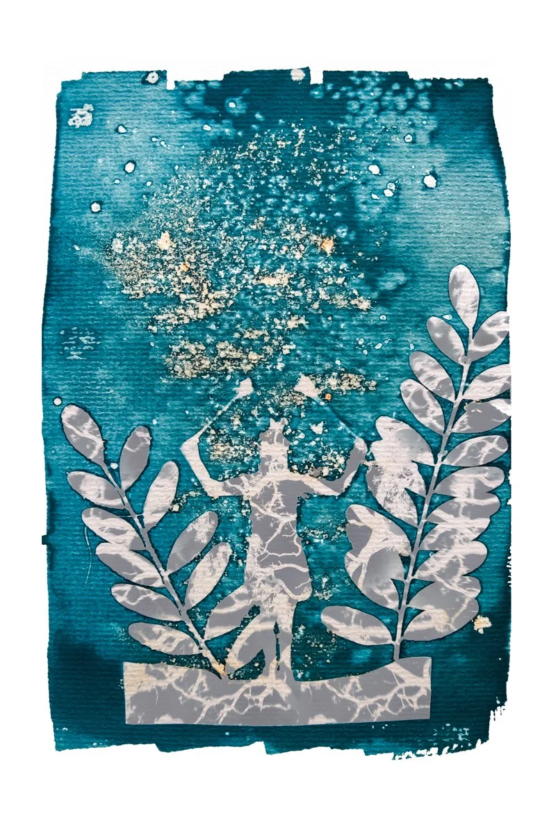 Matariki II - Wet Cyanotype