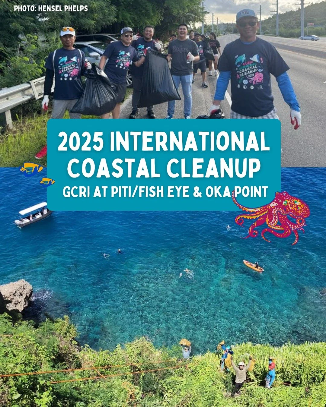 The International Coastal Cleanup (ICC) is an annual event that engages volunteers worldwide to remove trash from beaches and waterways. ICC aims to raise awareness about pollution and promote environmental stewardship. This year, GCRI led and contri