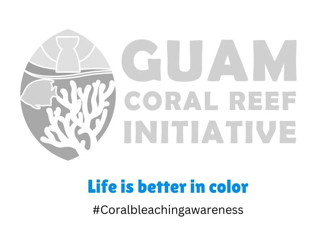 What&rsquo;s up with our logo? 🤔 Why so dreary?? We have bleached our logo in honor of Coral Bleaching Awareness Month. 

It&rsquo;s sad but it&rsquo;s true: corals are bleaching worldwide at an alarming rate. 🪸☠️Here in Guam, our reefs experienced