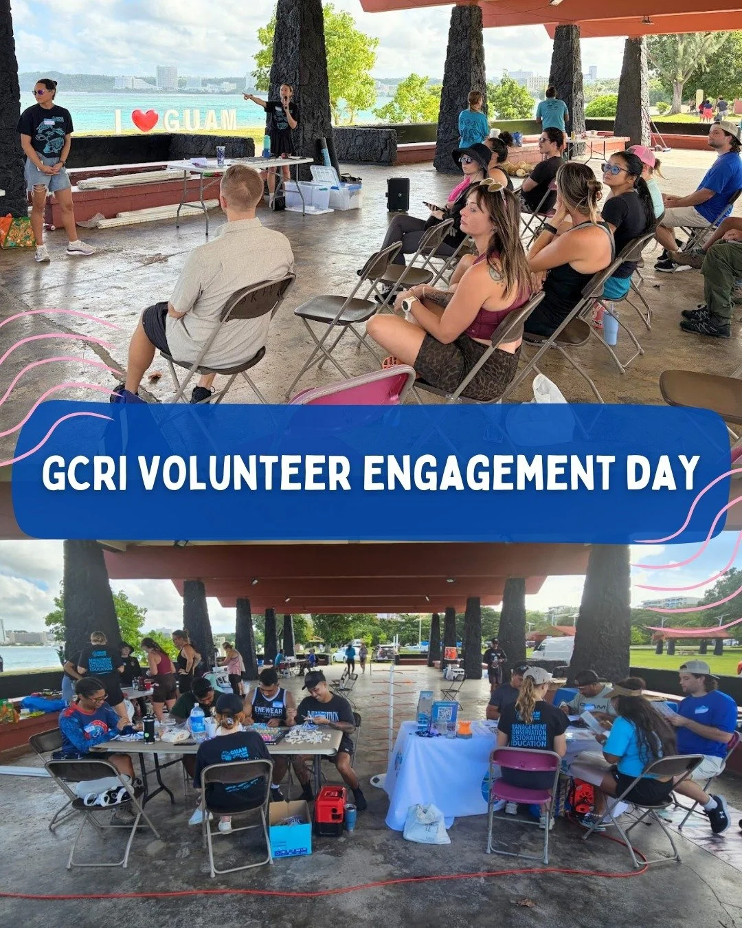 Last Friday, 20+ community members joined GCRI&rsquo;s first-ever Volunteer Engagement Day! 🎏 Volunteers learned about the importance of Guam&rsquo;s coral reefs, the threats Guam&rsquo;s corals face, and how we can help. 

Specifically, this event 