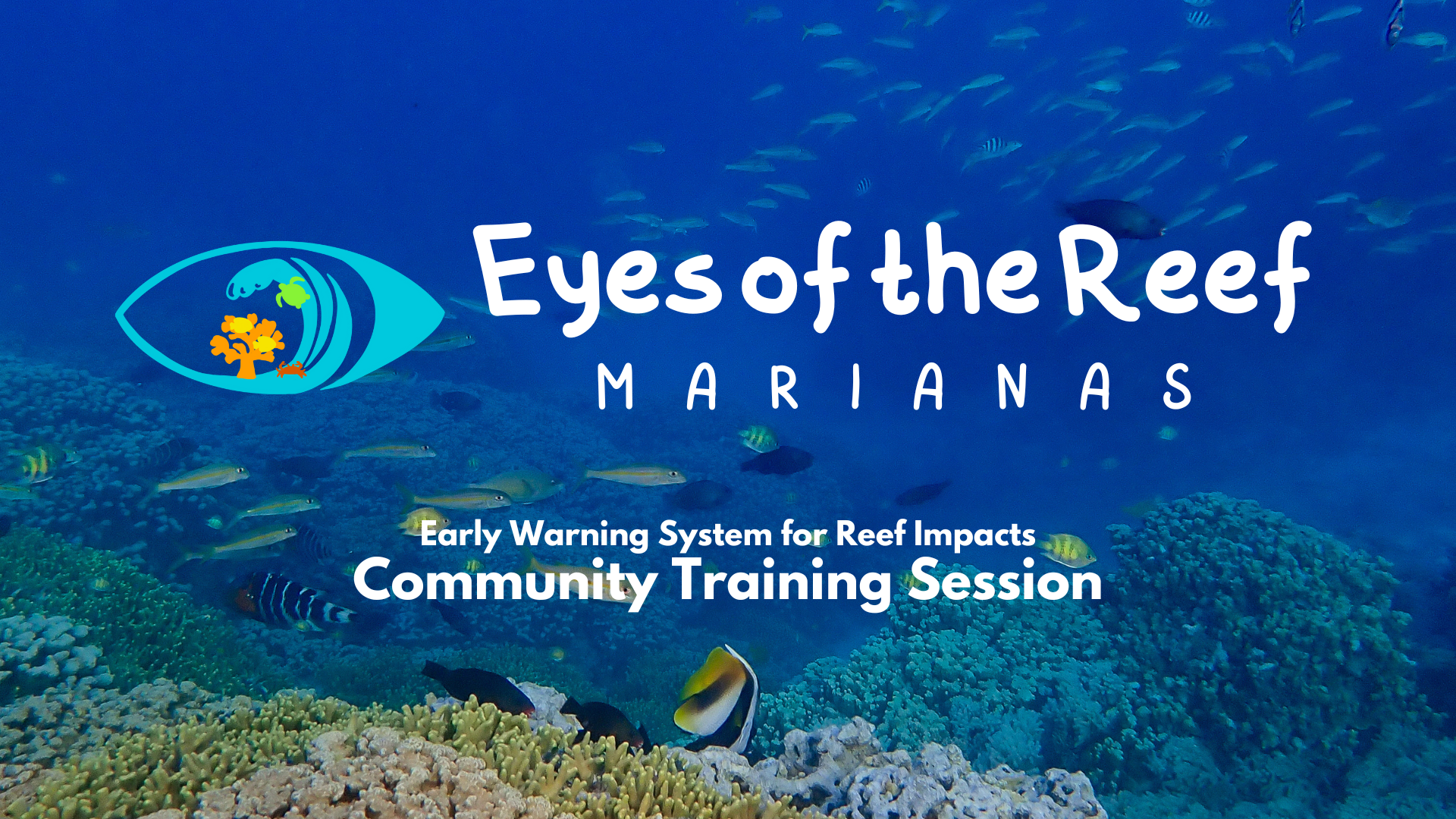 Eyes of the reef presentation title slide