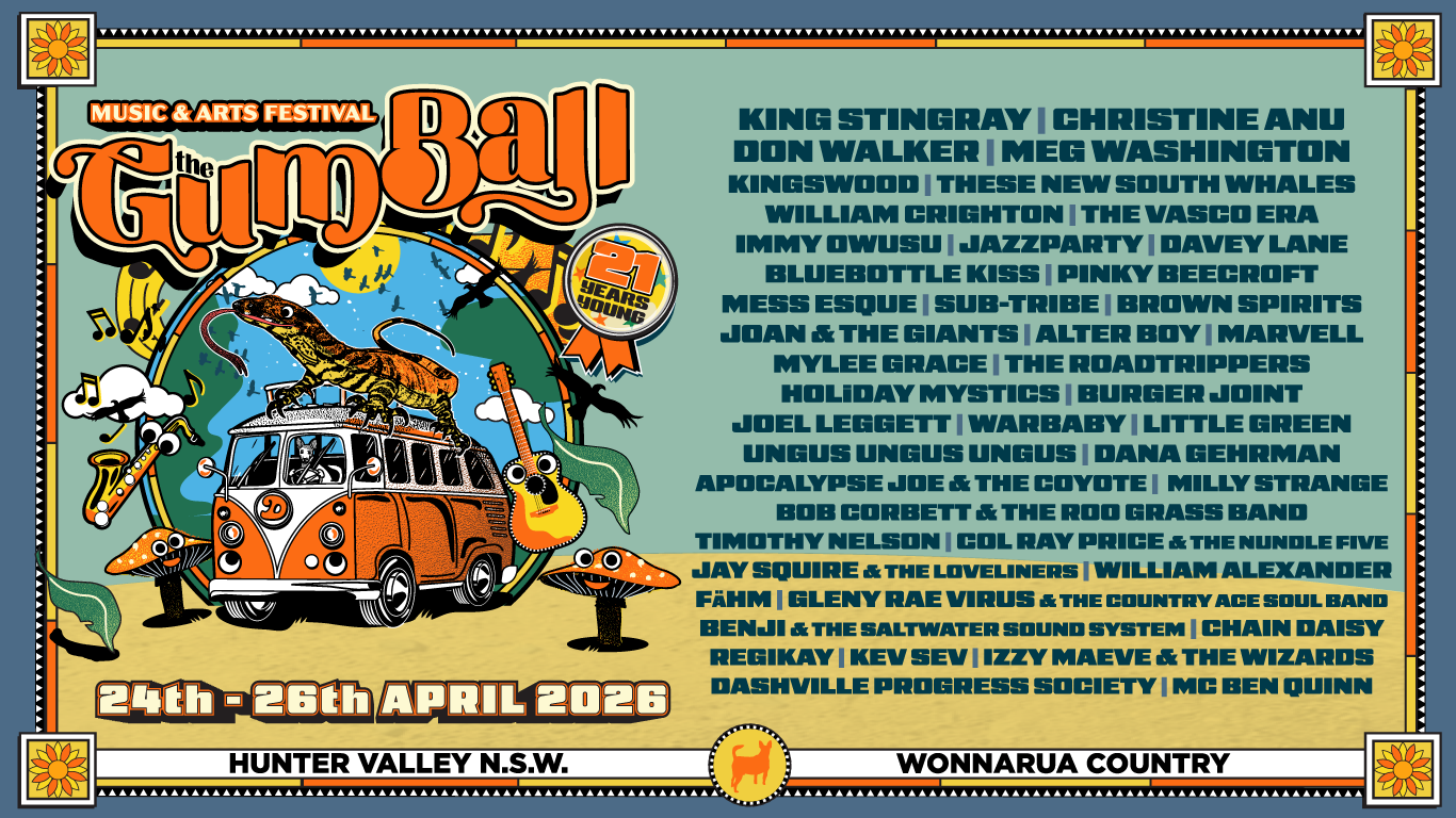 the Gum Ball 2026 full line up poster