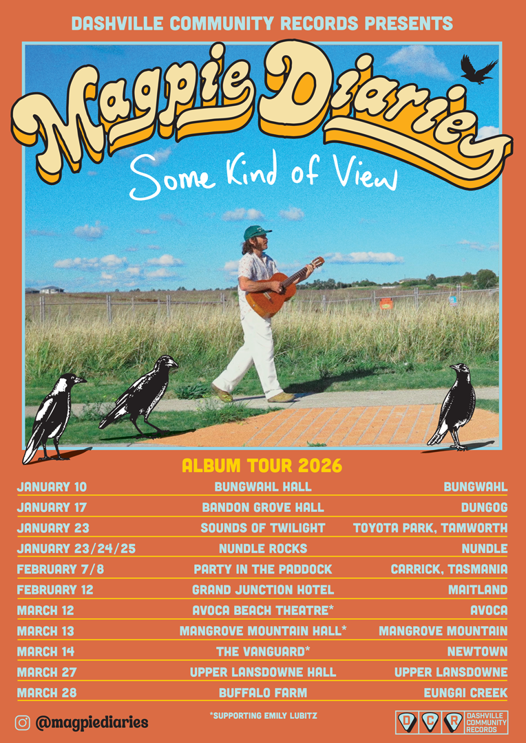 Magpie diaries Album Tour 2026 promotional poster